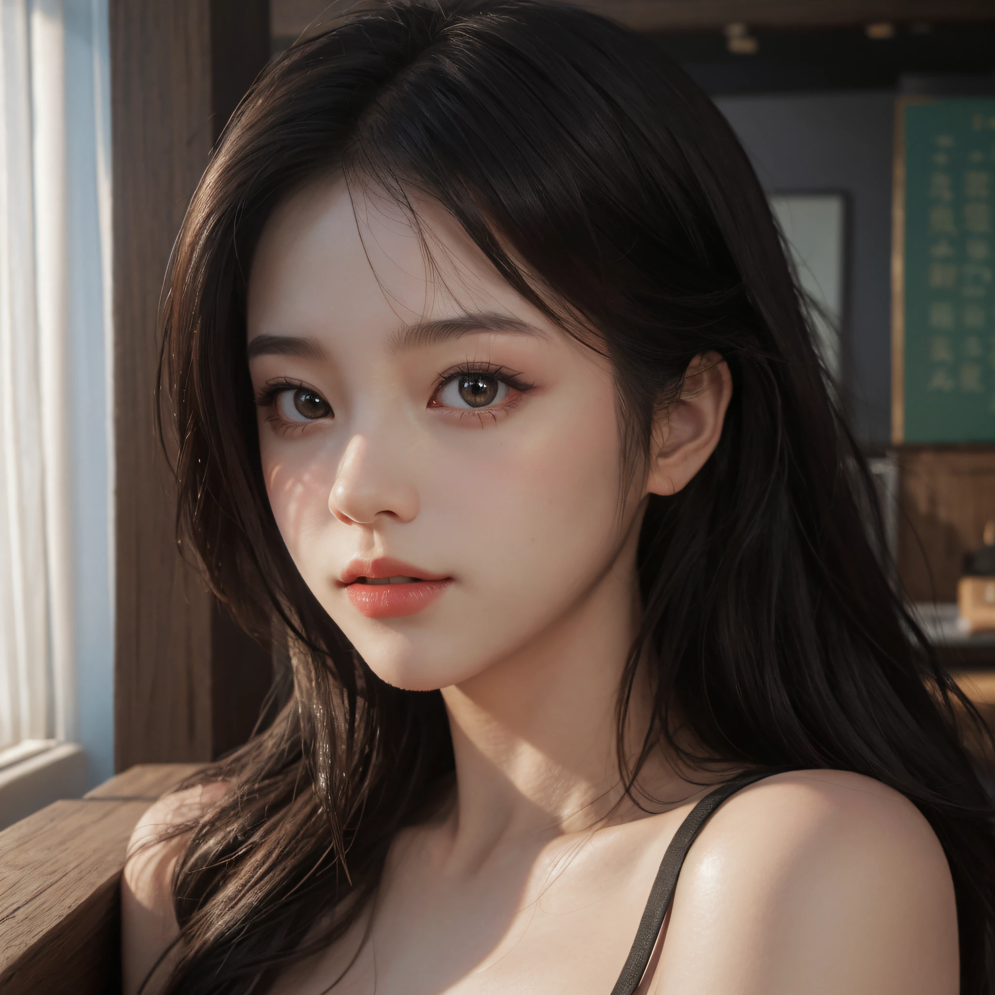 1girl， Portraits， master masterpiece， ultra Realistic， 32k， 极其详细的 CG Unity 8k 壁纸， best best quality， vivid colour， soft lights， Half up, half down，gigantic tits，full-body shot