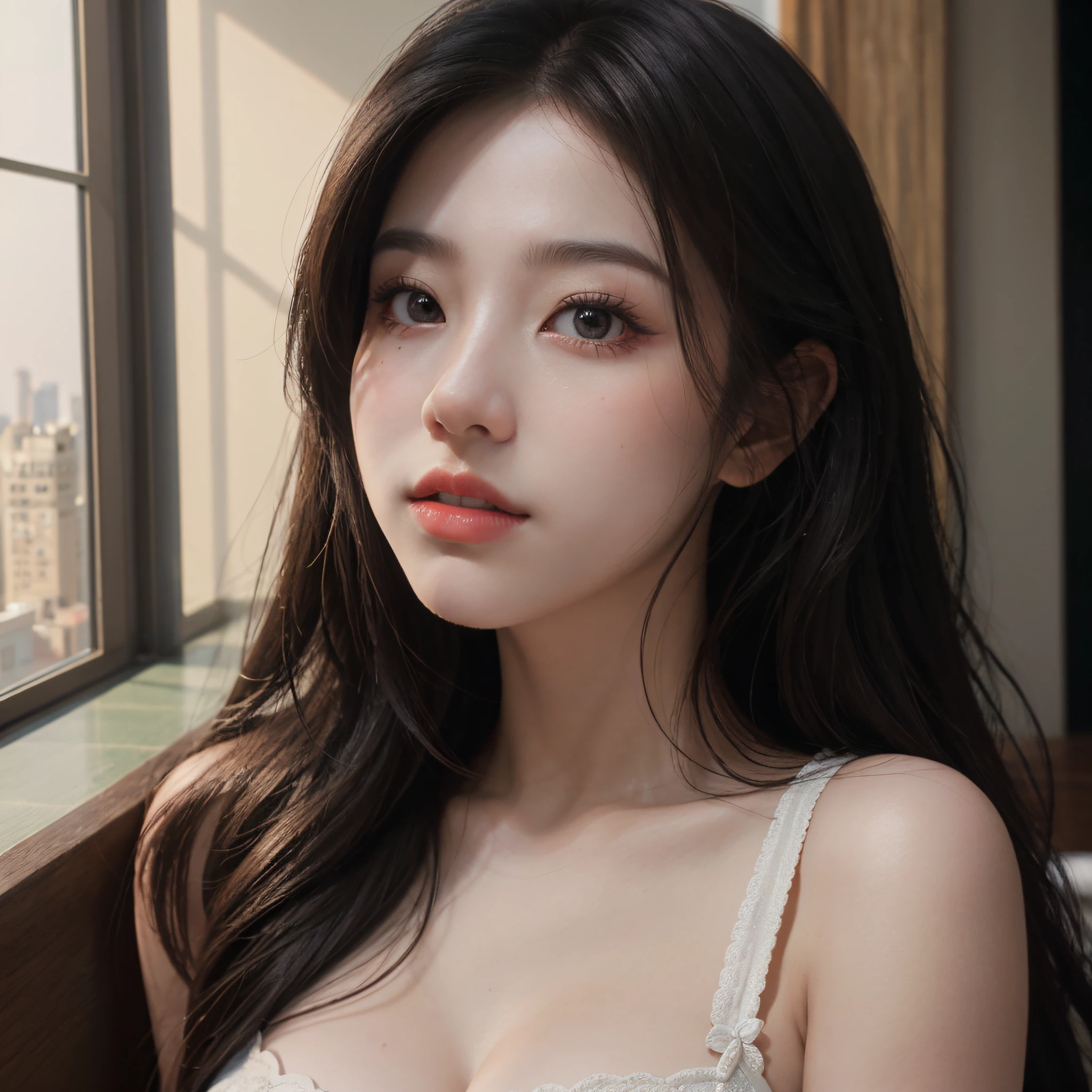 1girl， Portraits， master masterpiece， ultra Realistic， 32k， 极其详细的 CG Unity 8k 壁纸， best best quality， vivid colour， soft lights， Half up, half down，gigantic tits，full-body shot