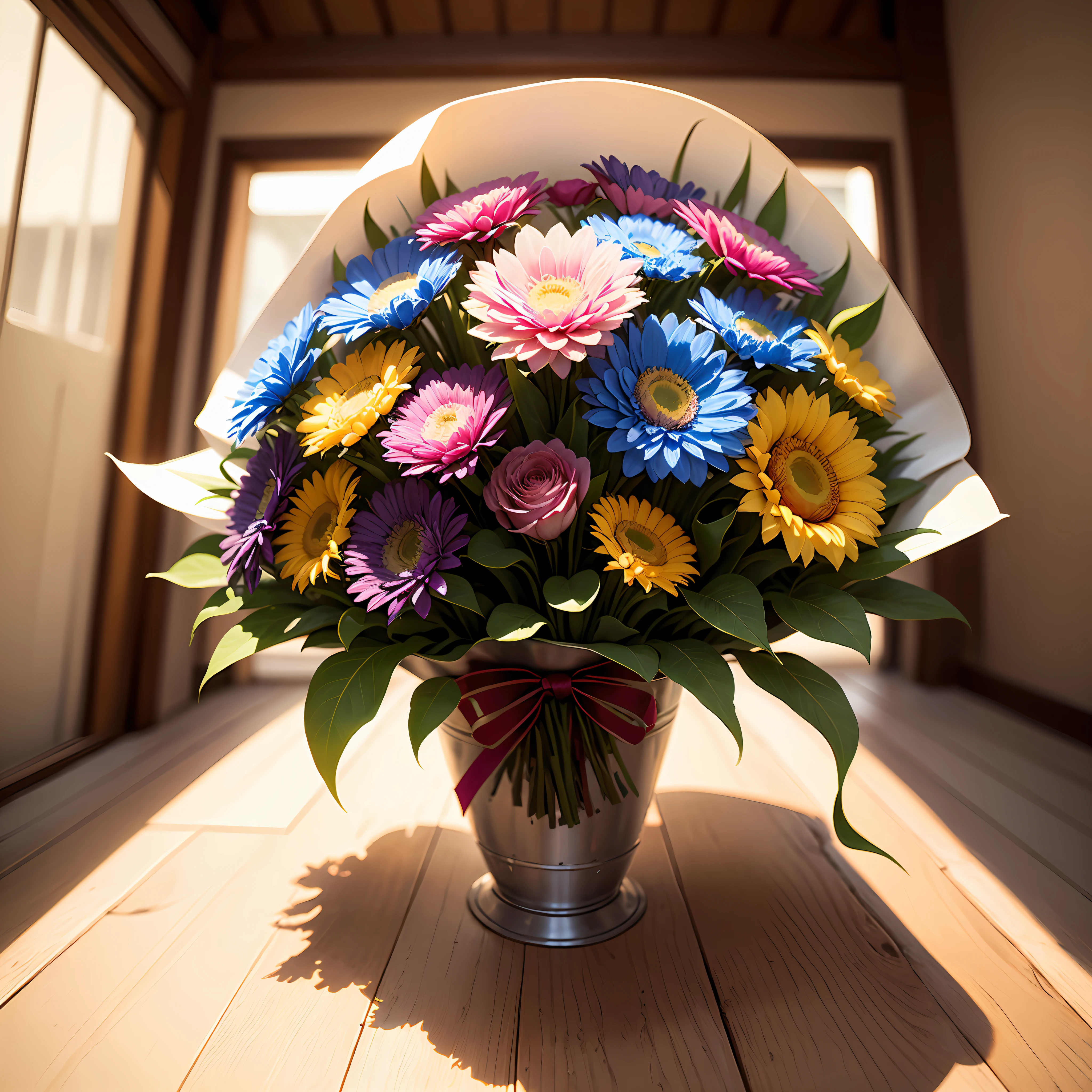 Flower bouquet, amazingly colourful. Beautiful. --auto