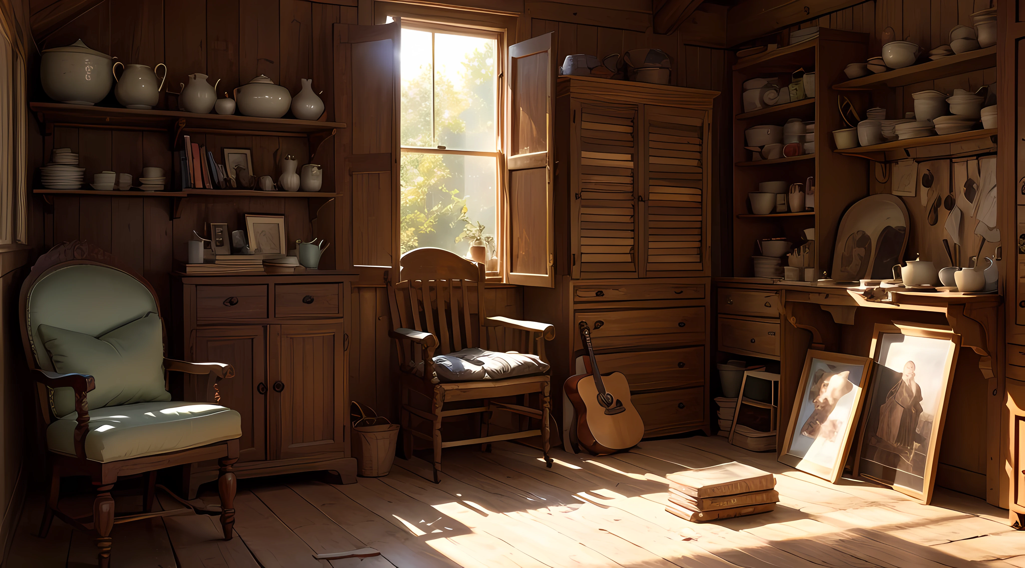But the once new world he was in did not have such old antiques, --auto