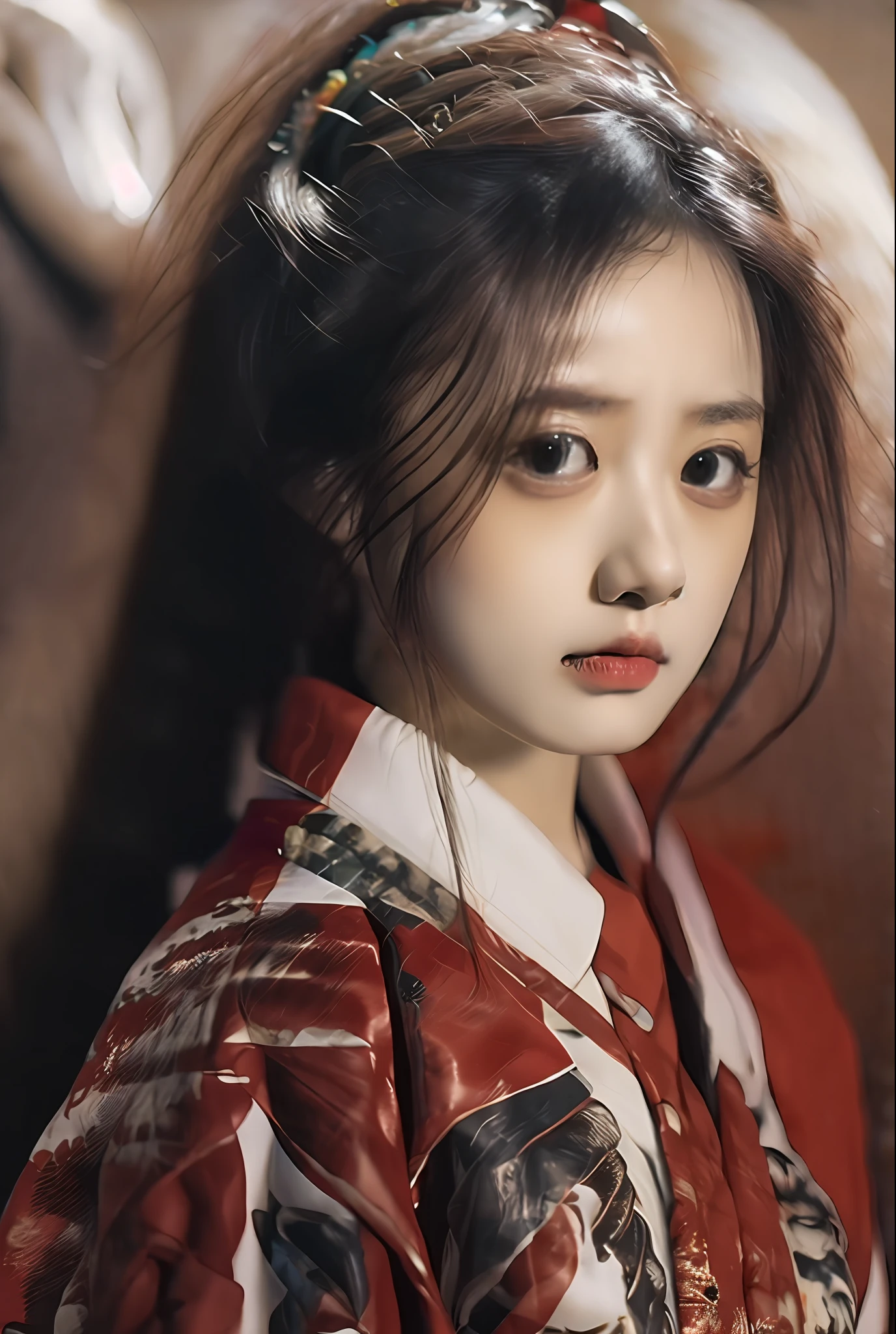 best quality, masterpiece, highres, wuxia 1girl, china dress, super Beautiful face, super beautiful eye, super beautiful hair