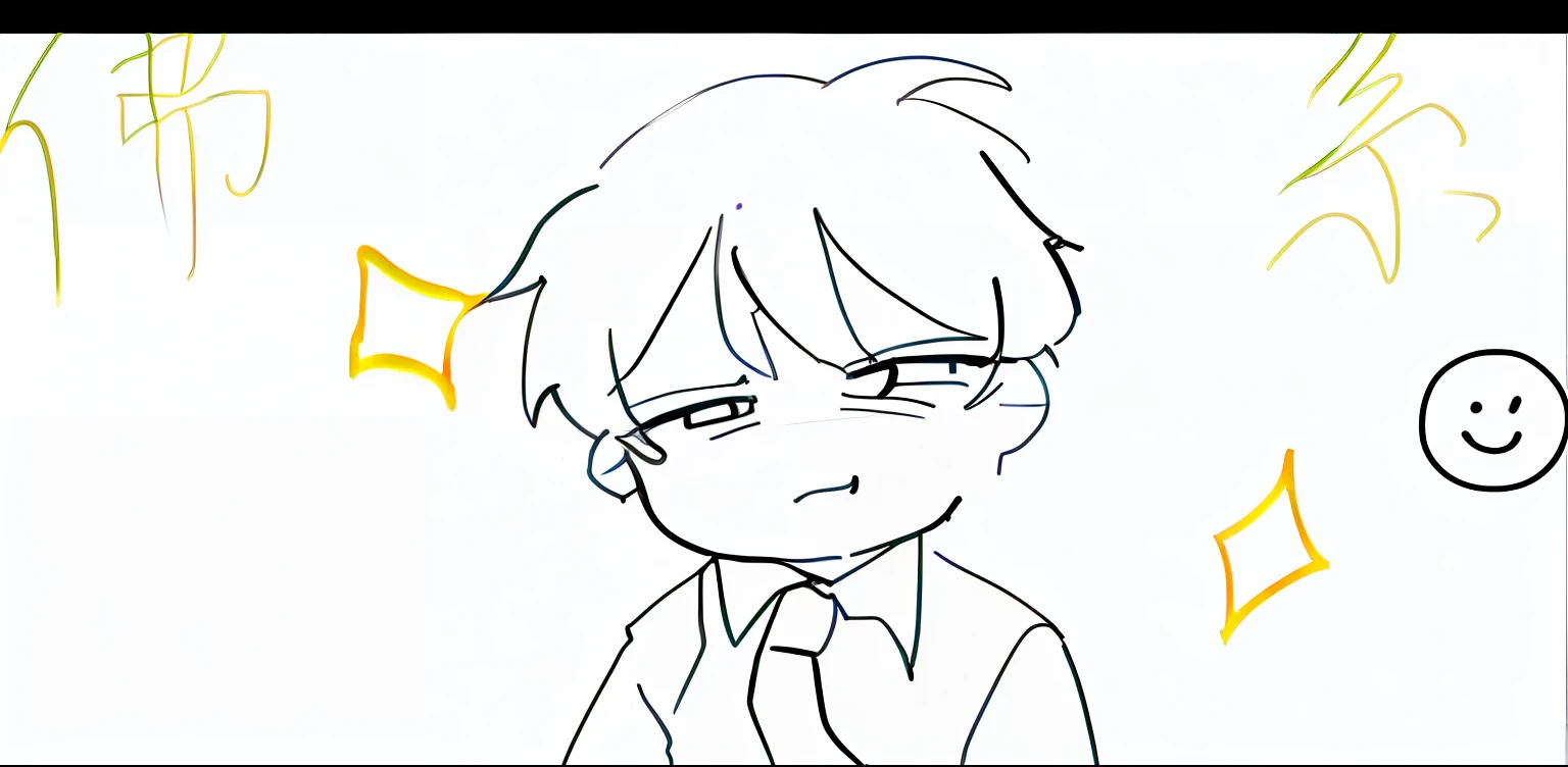 a close up of a drawing of a person with a tie, anime shading), accurate jimin face, in an anime style, slightly happy facial expression, inspired by Okumura Togyu, flat anime style shading, pin on anime, how to draw anime, subtle anime style, default pose neutral expression, clean anime outlines, kentaro miura manga art style --auto