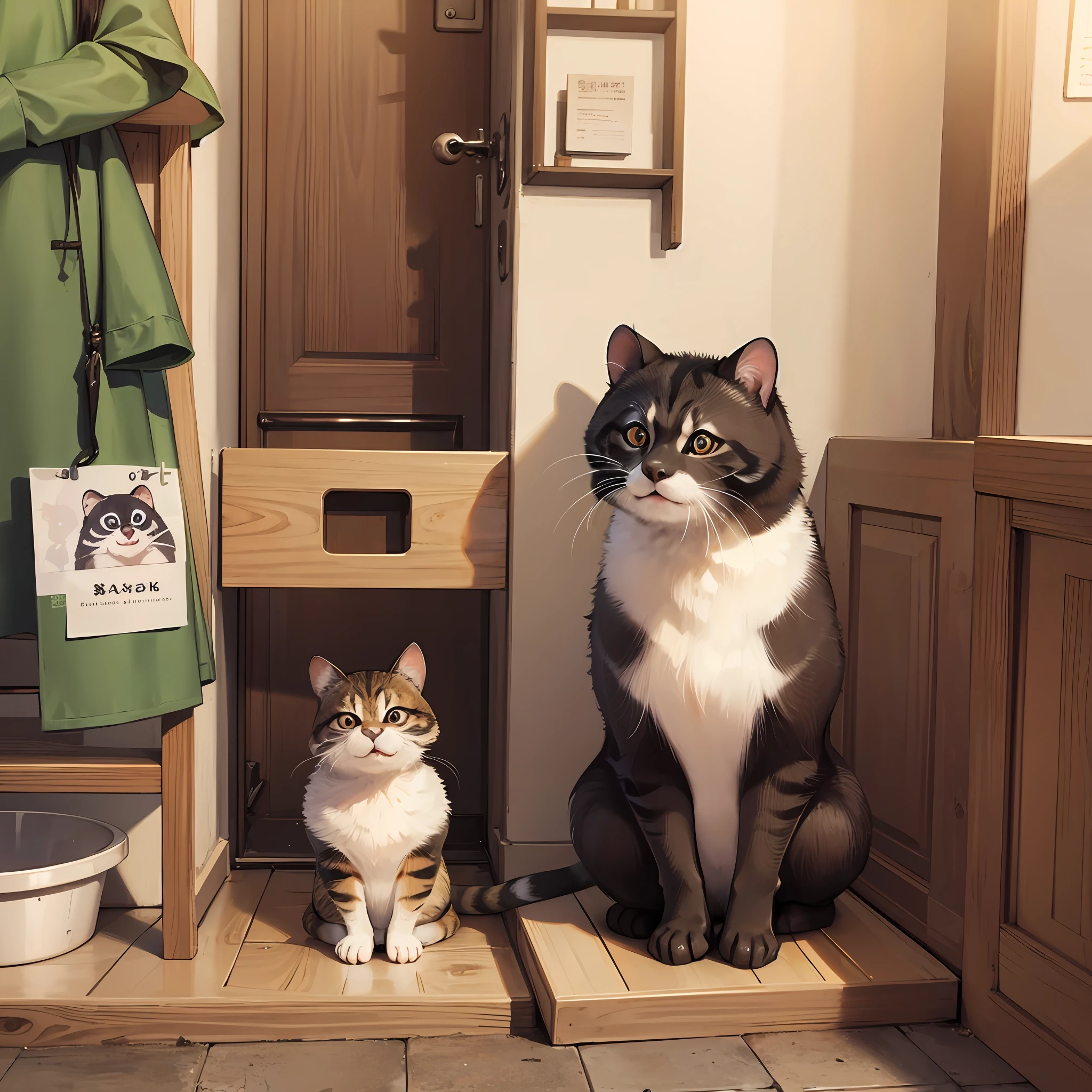 A cute tanuki cat --auto