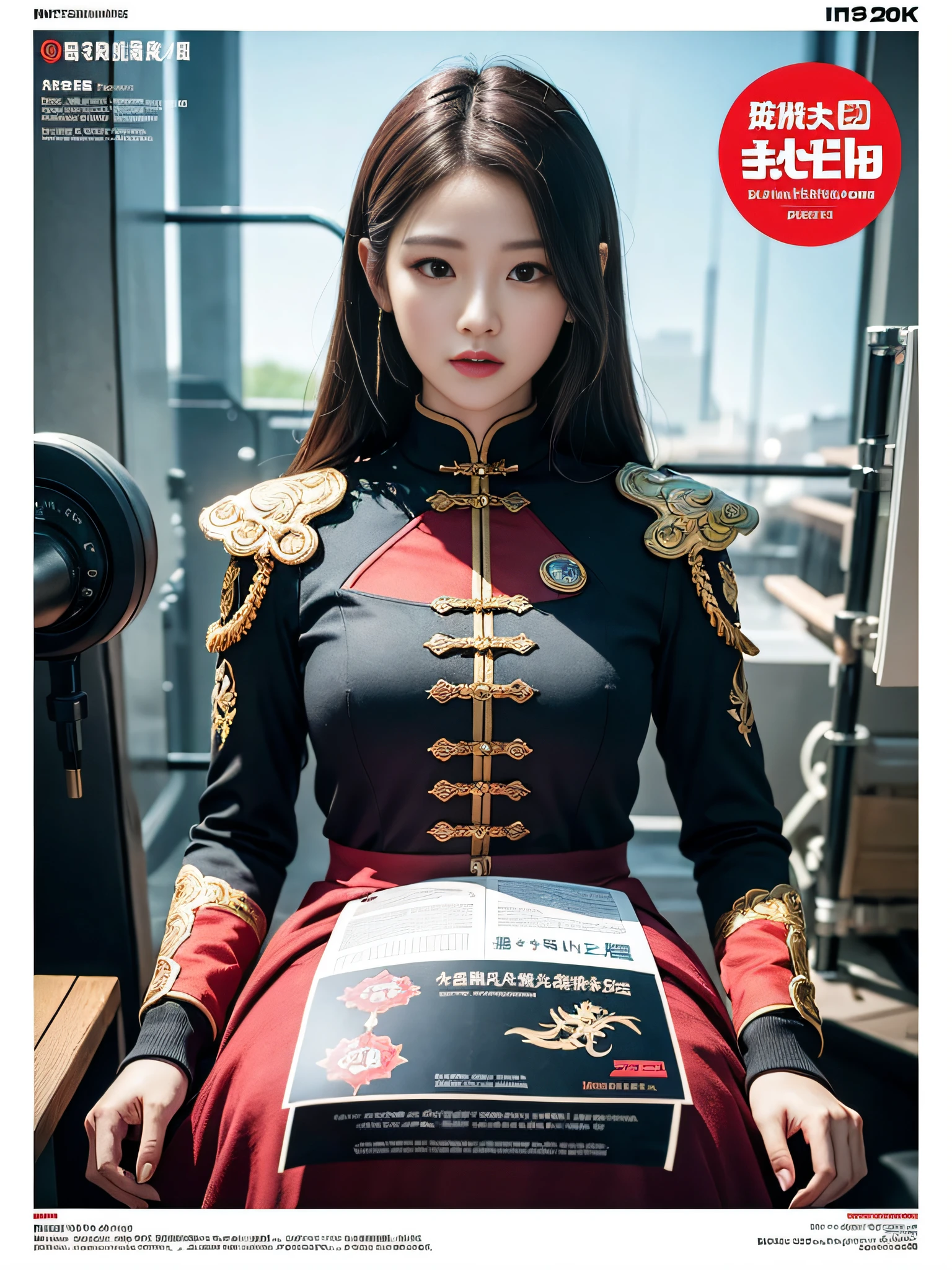 magazine cover poster,Chinese cultivators of immortals, who cast spells with majesty and outstanding temperament,dynamic,ultra detailed, cel shading,artistic,headline,logos, labels, badges, graphic design,4k detailed post processing, atmospheric, hyper realistic, 8k, epic composition, artstation,intricate details,