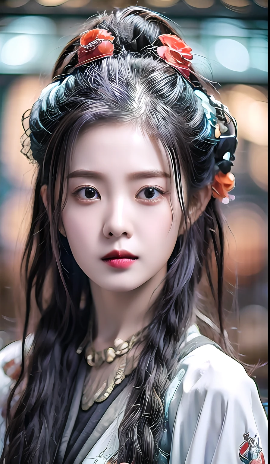 best quality, masterpiece, highres, wuxia 1girl, china dress, super Beautiful face, super beautiful eye, super beautiful hair