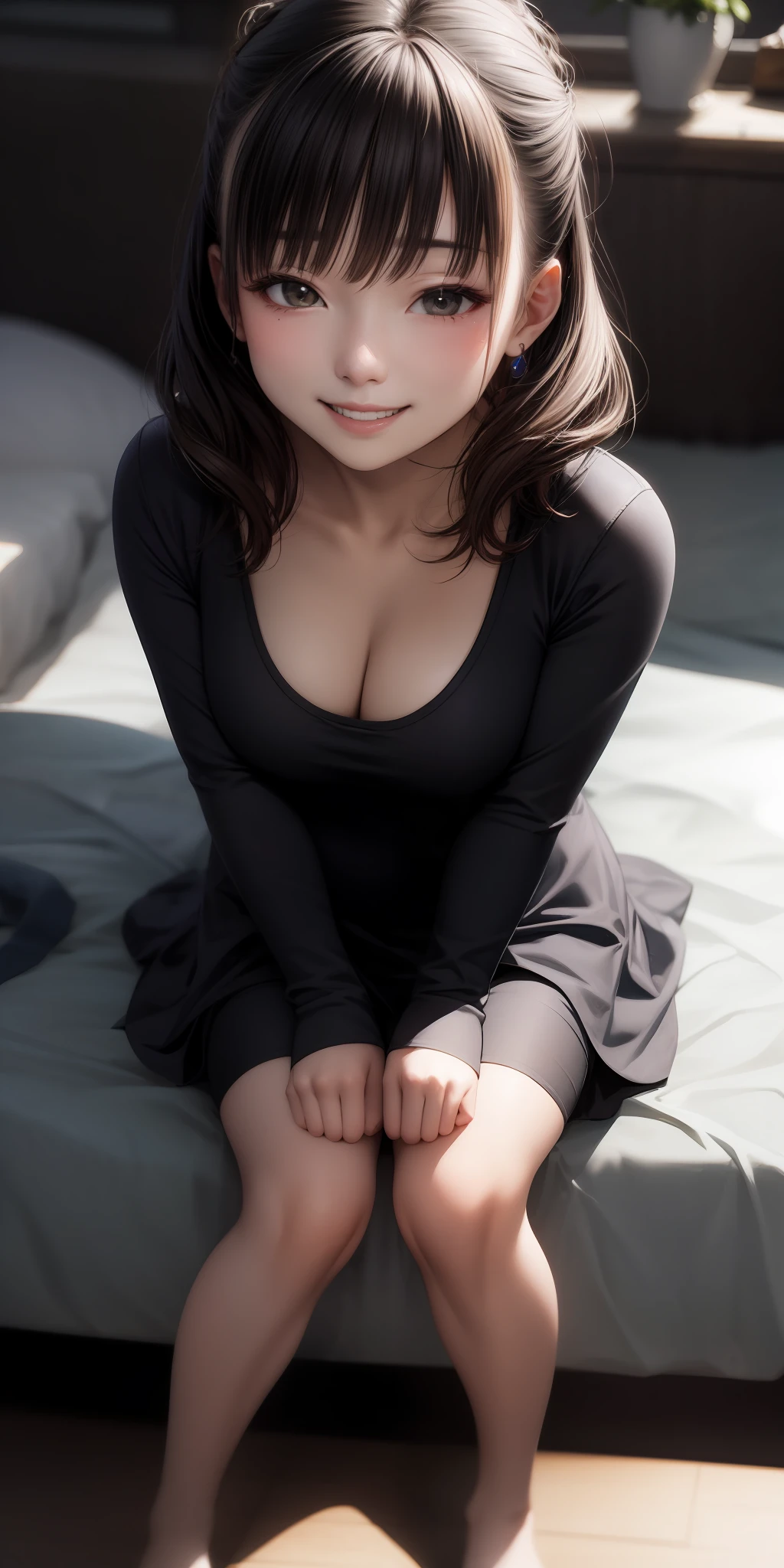realistice,Realstic、Smile、Breasts enlarged