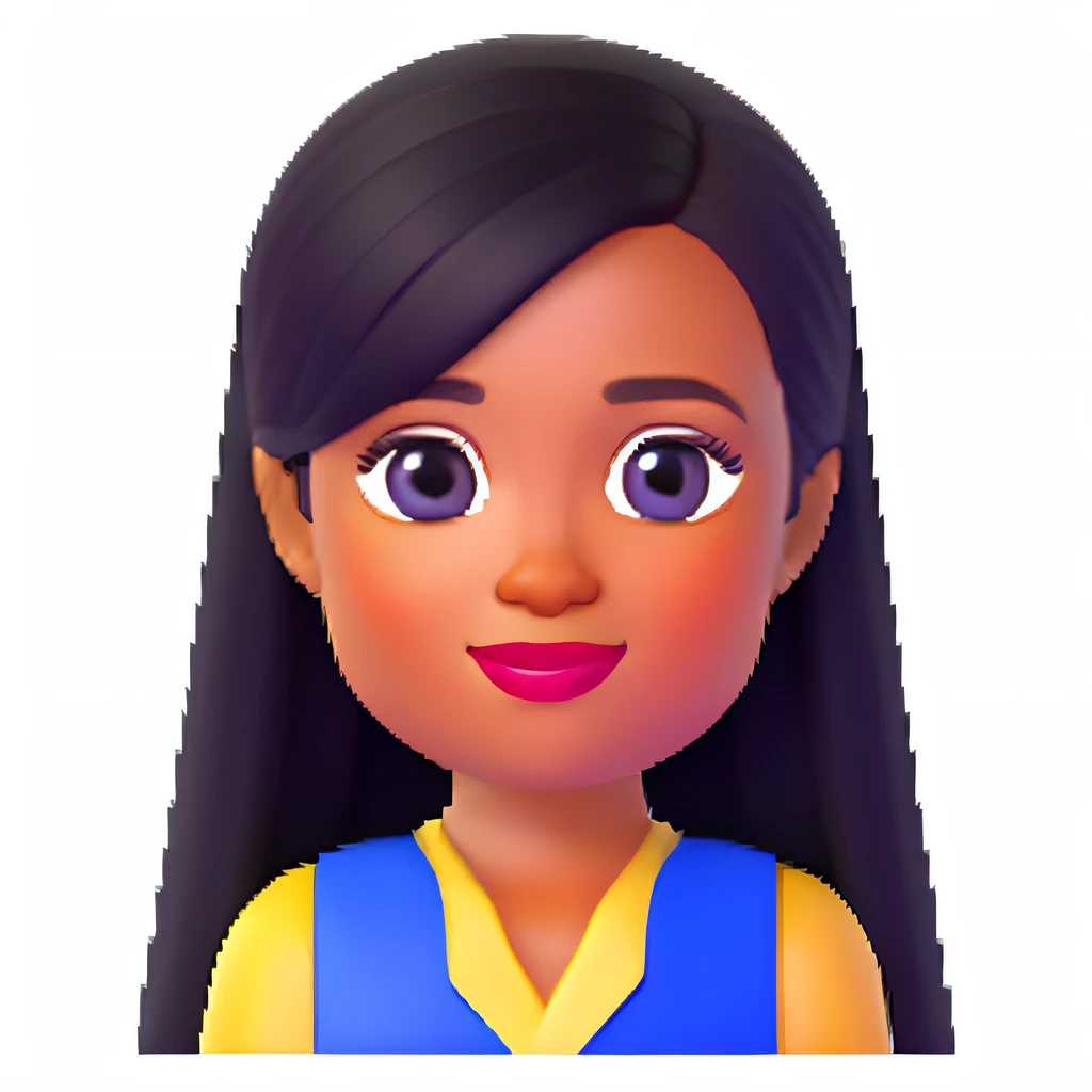 Um emoji de uma mulher, estilo msfluentui