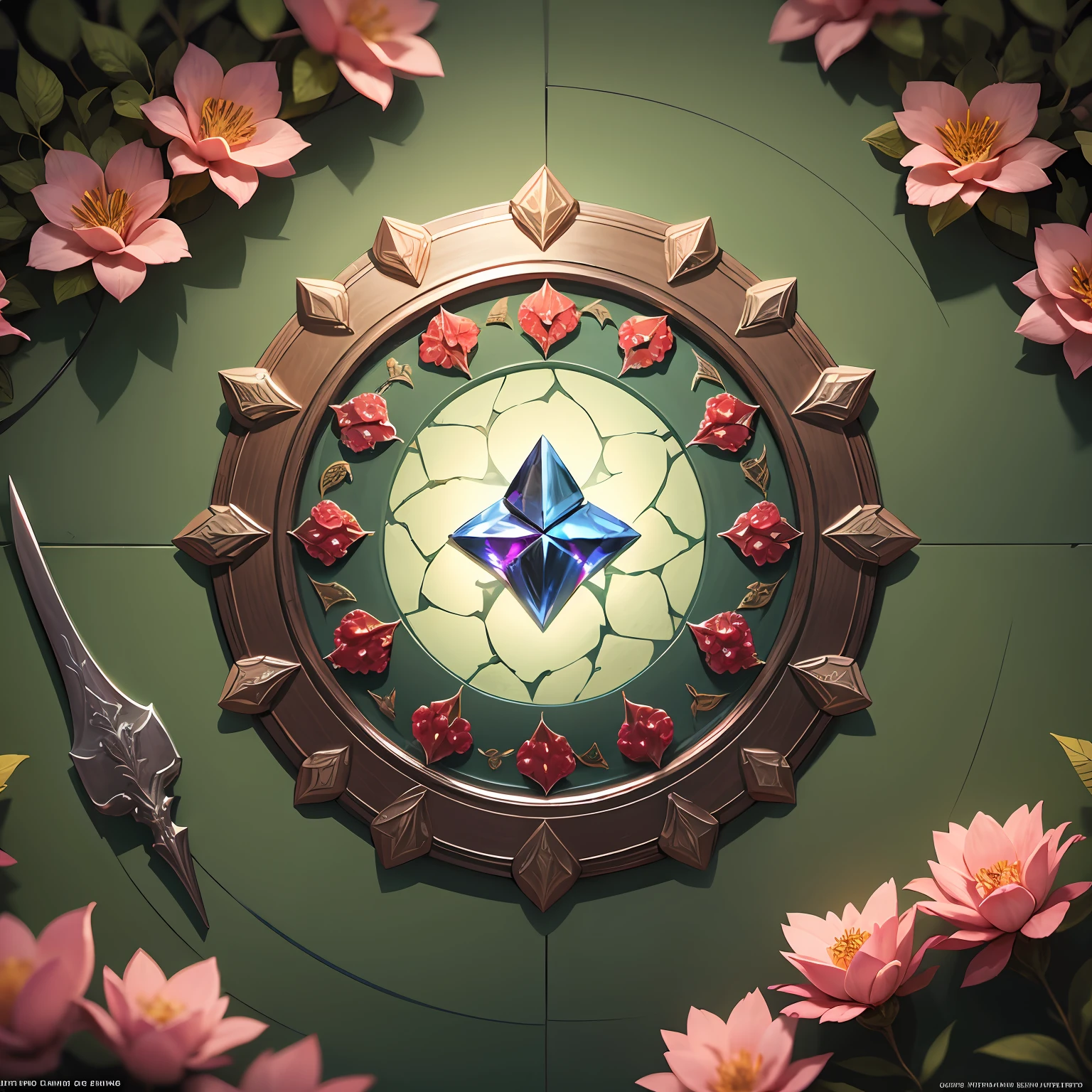 Image size:1080x460; Open chests(Loaded with berries,The diamond,petaled,Elf dust); dimly lit room; candlelit; game background; Banner graph; SLG games;