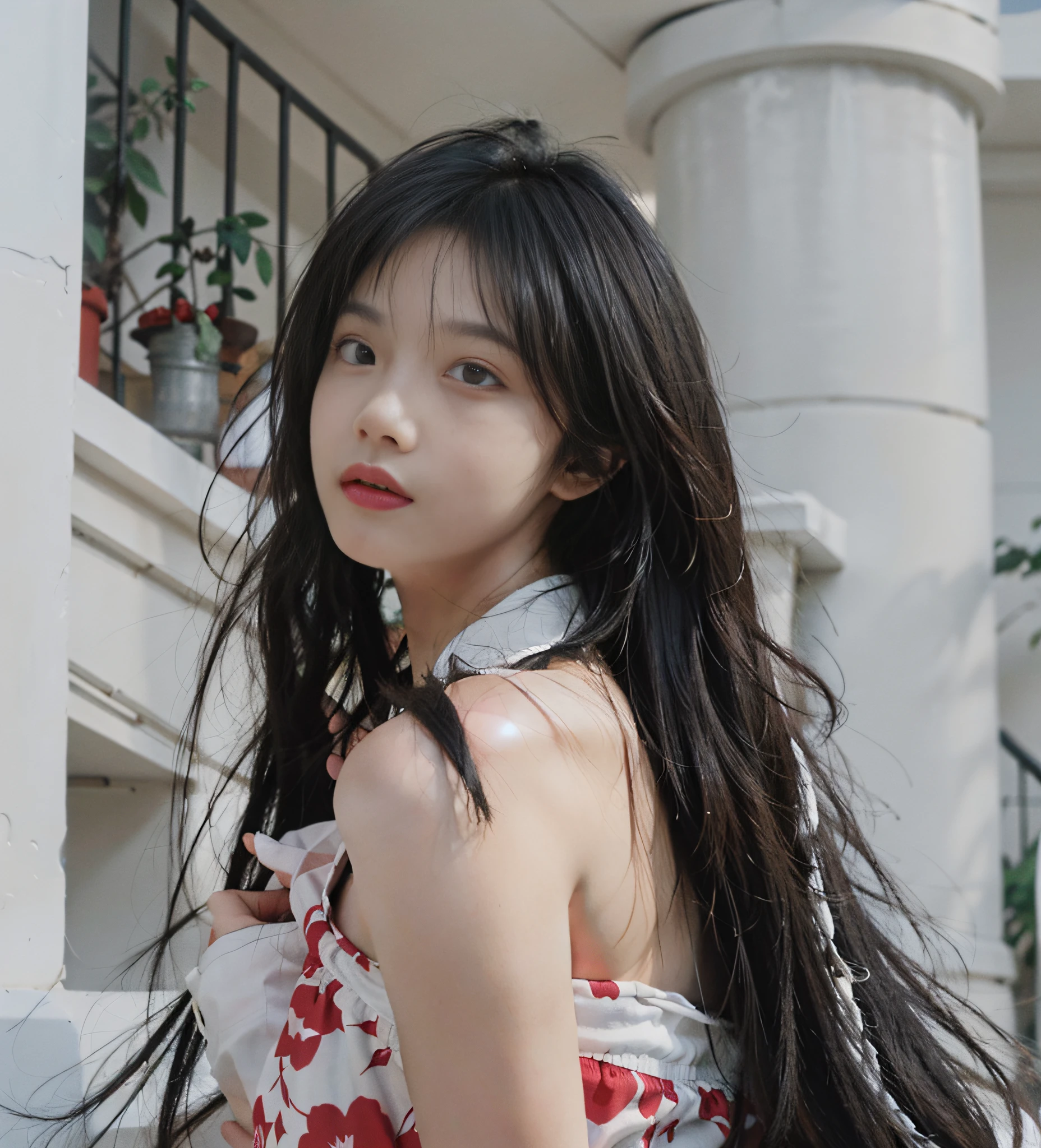 8K,best qality,Obra-prima,resoulution ultra-Highresolution,(photorealistic:1.4),RAW photo of,(True skin texture:1.3),(filmgrain:1.3),(selfie angle),1个gal girl,Beautiful eye and face details,Obra-prima,the best quality t,Close up of a,upper body,nice eyes,Good nose,glowing eyes, aqua eyes,