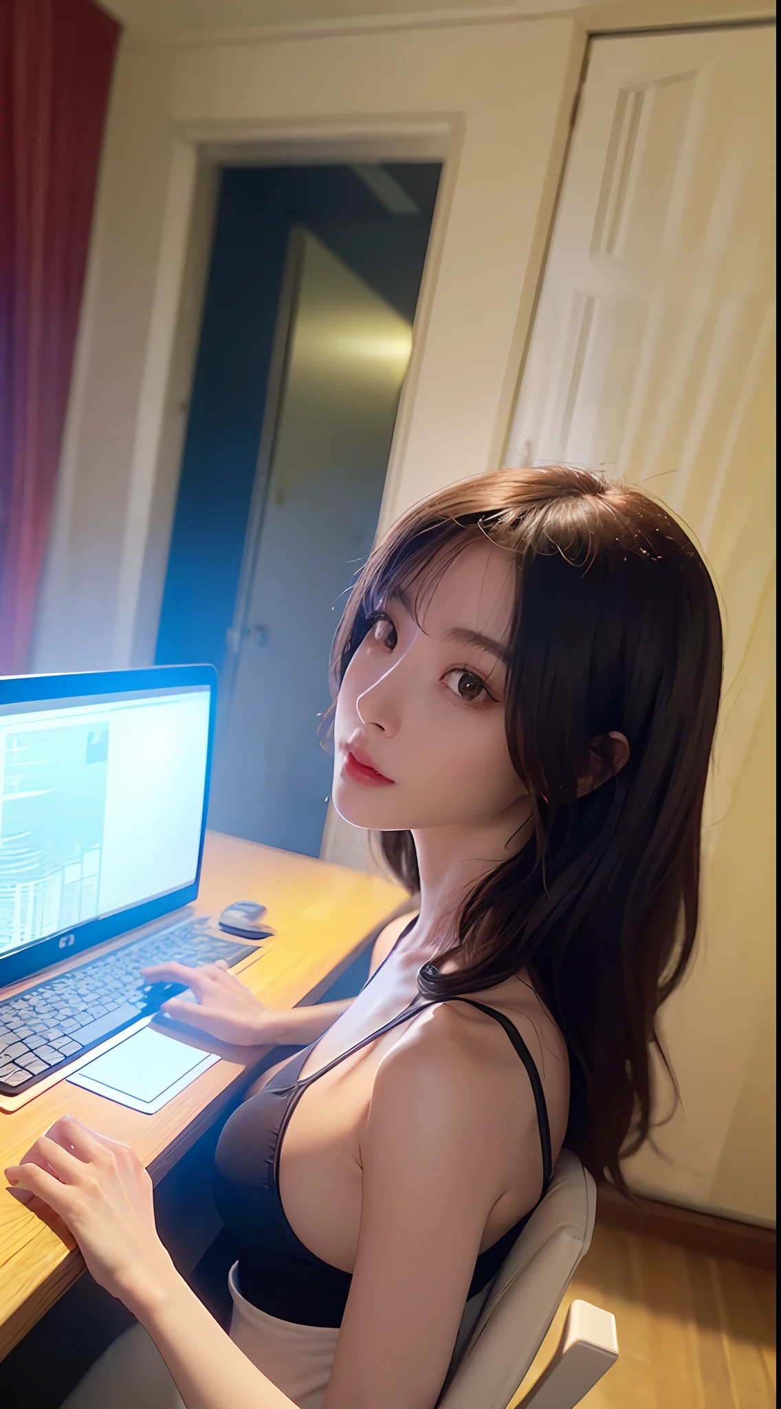 ((best qality)), ((Obra-prima)), (Detail:1.4), 3D, A beautiful female image,no clothes,HDR（high dynamic range）,RayTrace,nvidia rtx,The ultra-Resolution,Unreal 5,Subsurface scattering、pbr texturing、postprocessing、Anisotropic Filtering、depth offield、Maximum Clarity and Clarity、Many-Layer Textures、Albedo and Specular map、Surface coloring、Accurate simulation of light-material interactions、Perfect Scale、octanerendering、Two-colored light、large aperture、low ISO、white balance、Rule of Thirds、8K RAW、NSFW