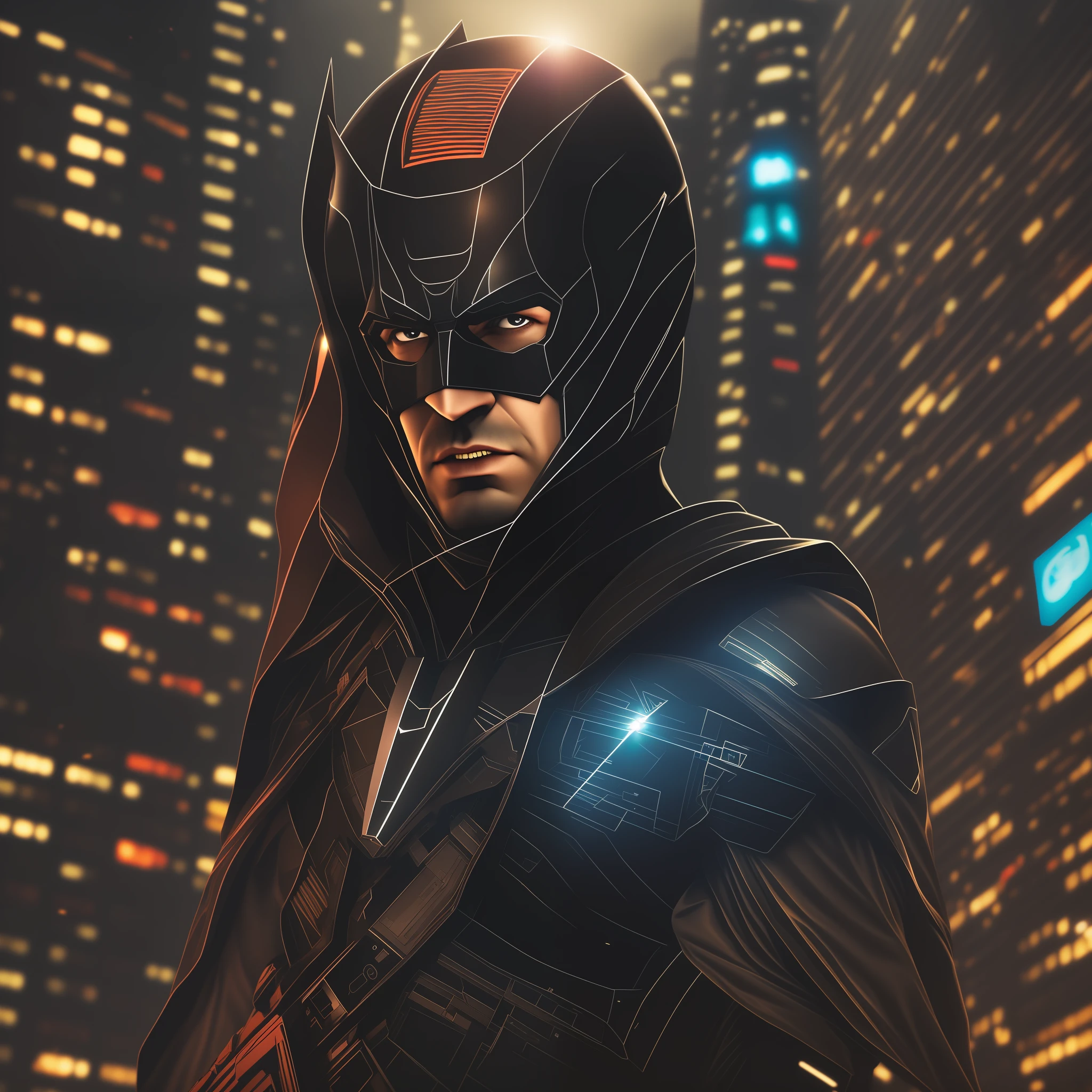 Batman (DC), cyberpunk, 8K