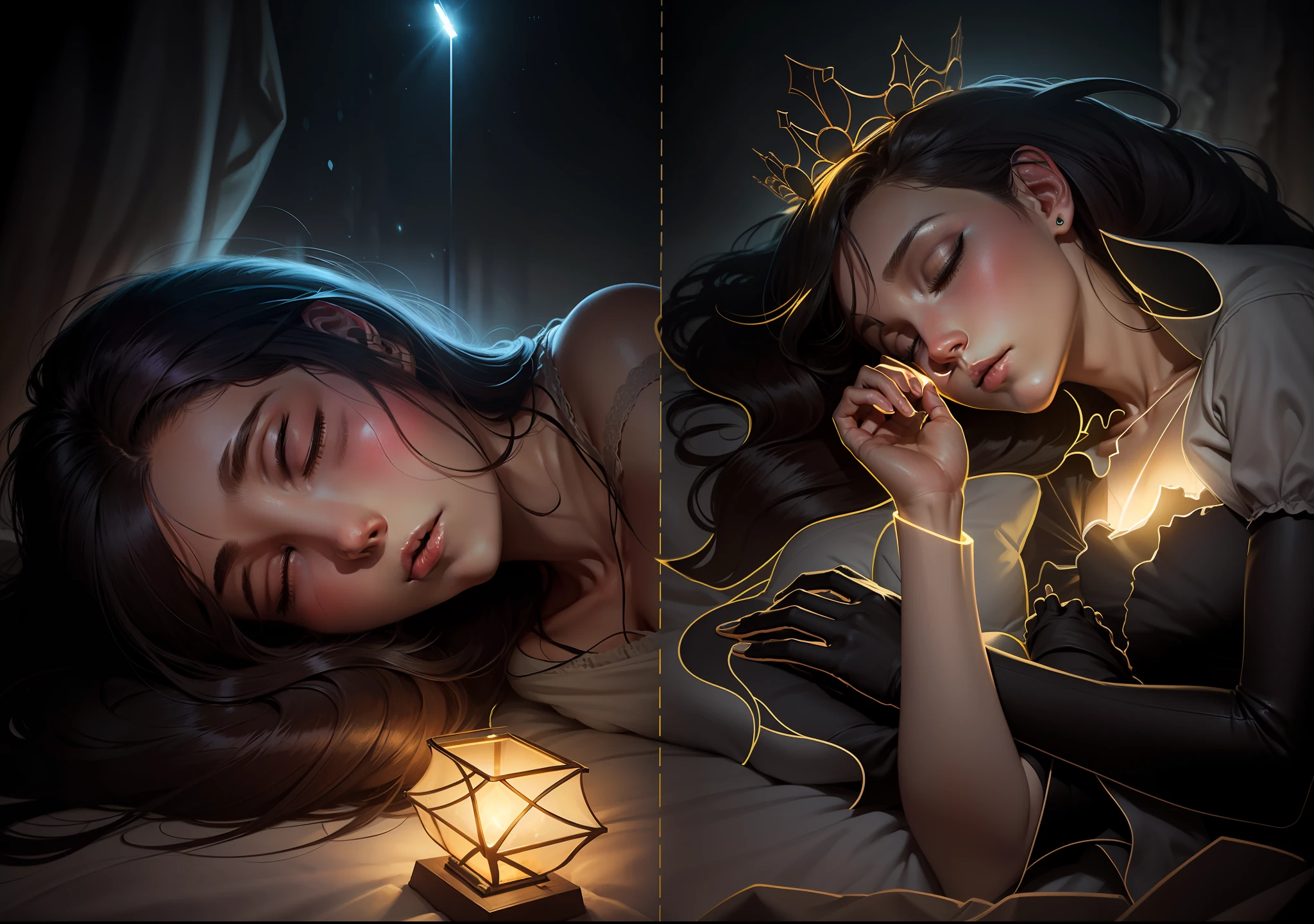 Deep Sleep,light and shadow