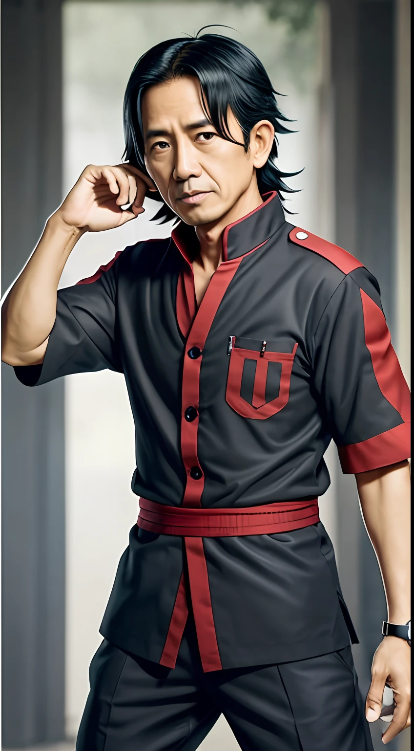 president jokowidodo wear Sasuke uchiha