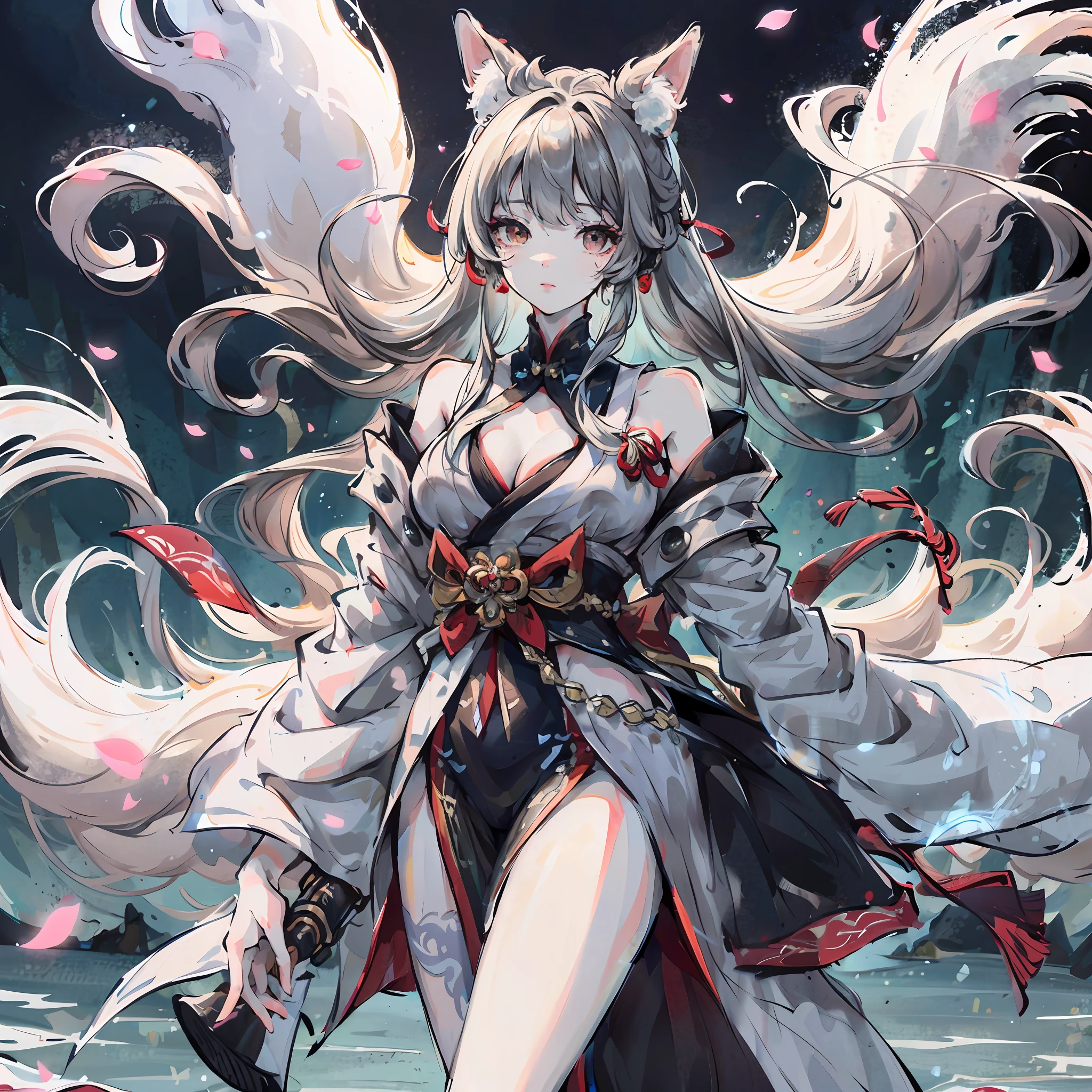 background, cloth, white hair,