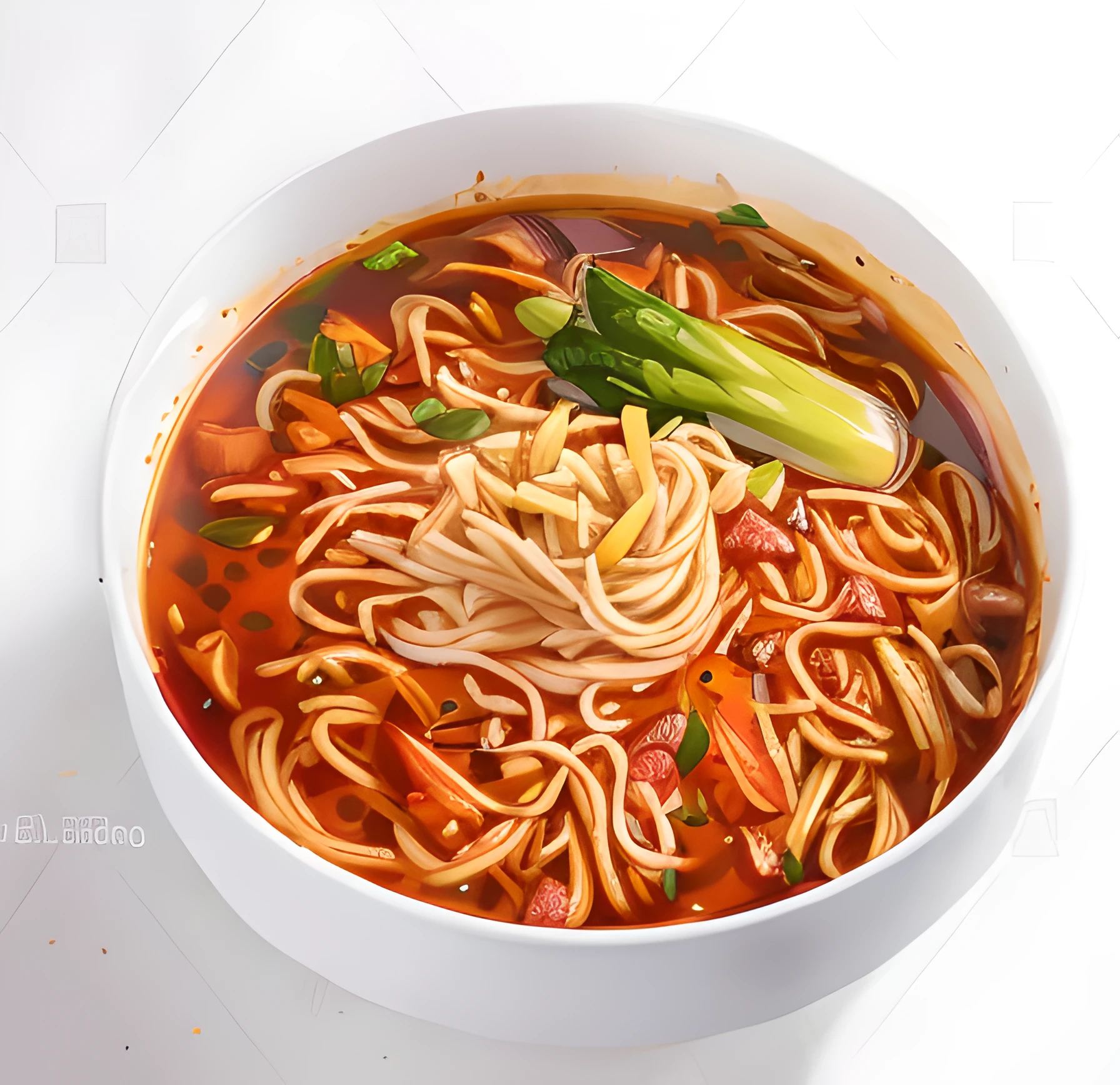 Chongqing small noodles，Spicy，Red oil，
