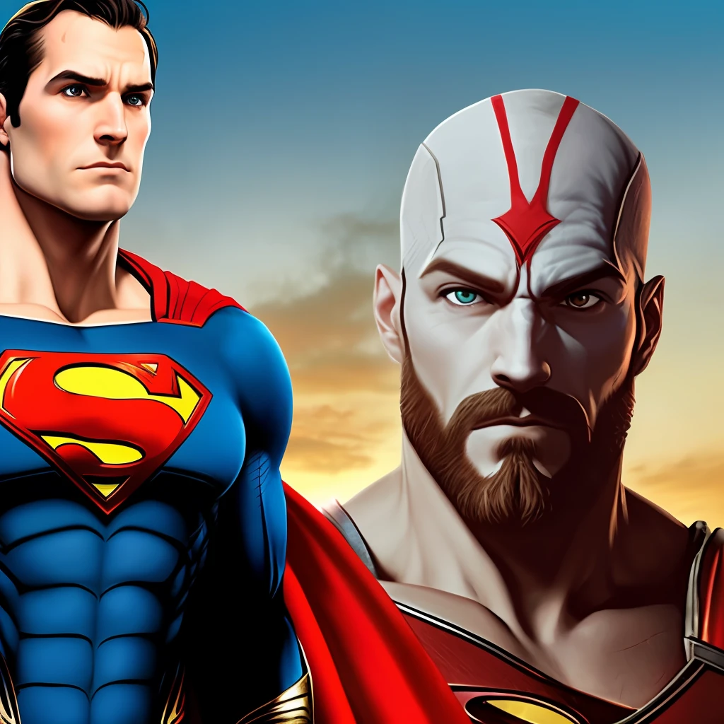 Superman vs kratos