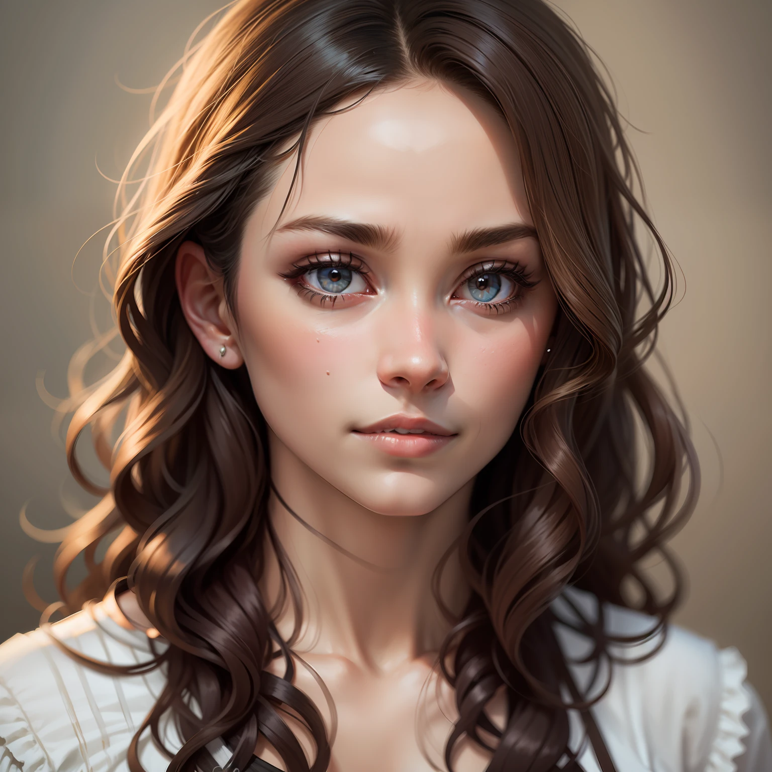 Prompts: portrait, woman, 27 years old, pretty, french, brown wavy hair, big cheekbones, (acne:0.8), pleasant, flickr, 4k, canon eos r3 (and variations of this)
