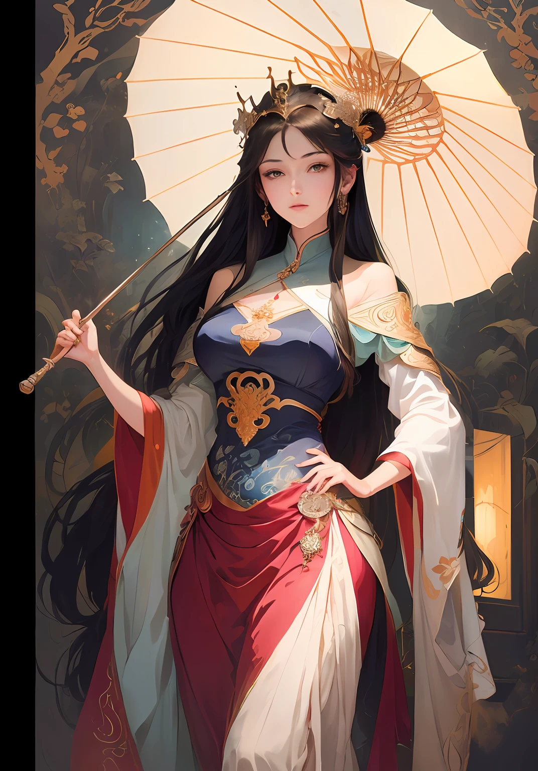 Patch the background and remove the hand part of the doodle.