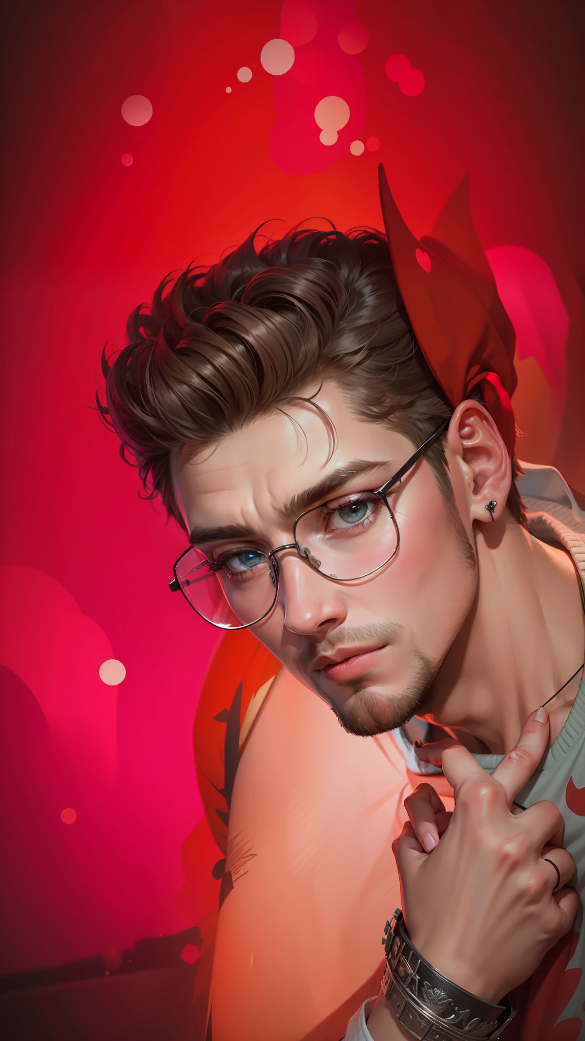 (masterpiece:1.3),(best quality:1.2),8k,absurdres,(extremely detailed:1.3),highestres,(1boy:1.2),portrait,
,shirt, handsome look