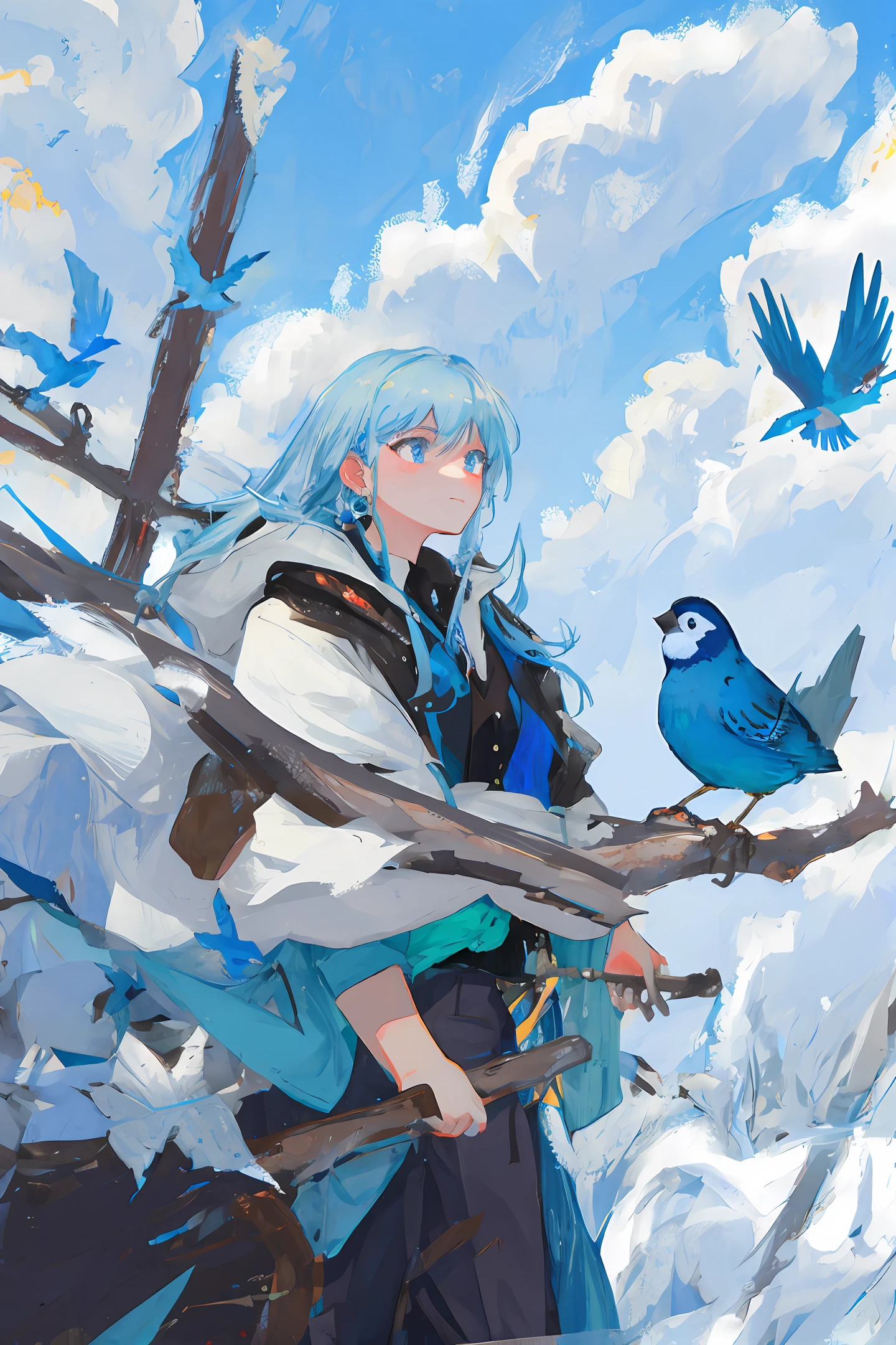 Blue Sparrow