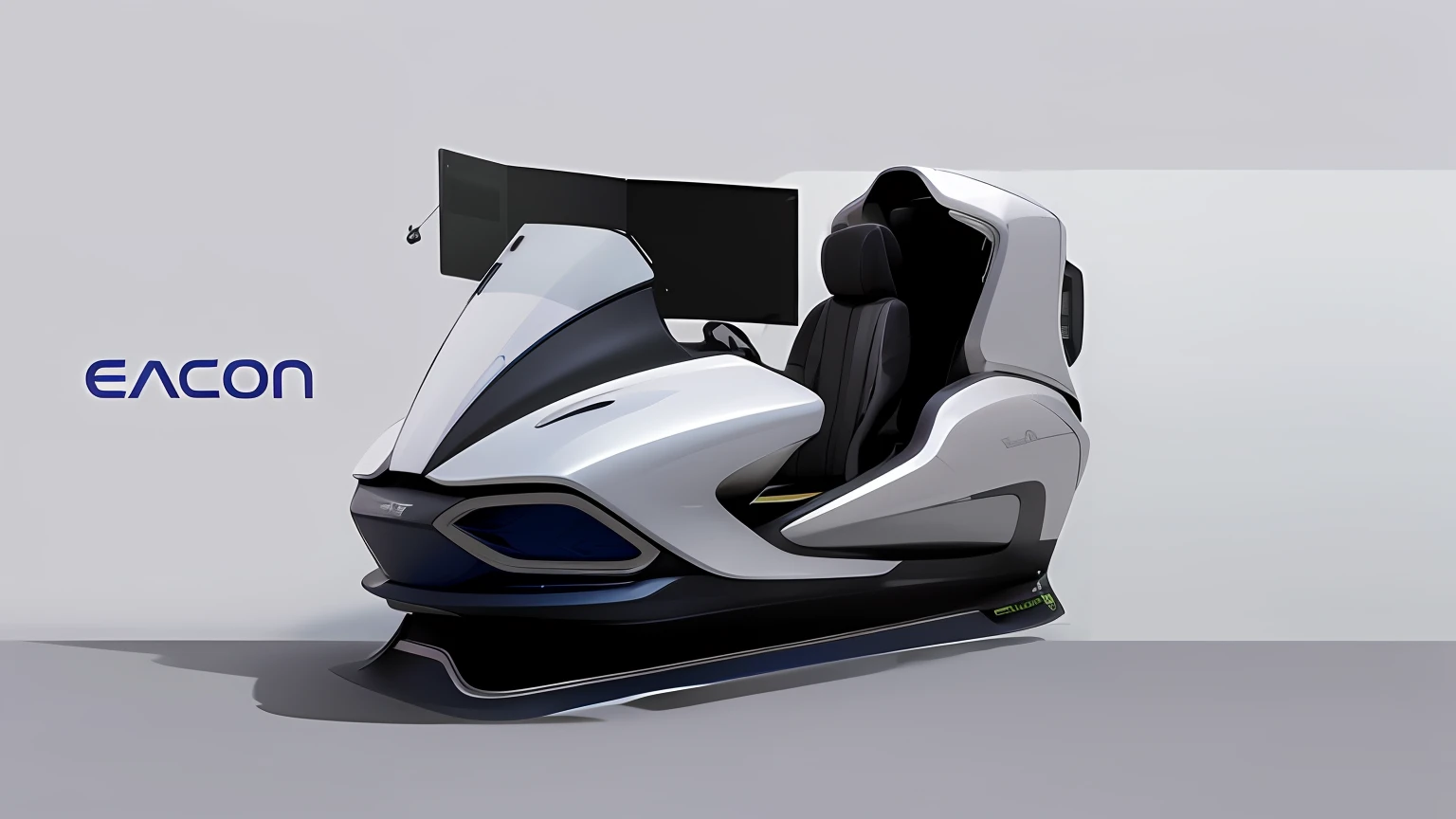 a close up of a futuristic car with a seat and a back seat, futuristic vehicle, futuristic suzuki, anime art vehicle concept art, daniel maidman octane rendering, vehicle design, vehicle concept photo!!, futuristic vehicles, futuristic product car shot, pod racer, digital rendering, front perspective, speeder, rendering of checkmate, concept art h 8 0 0