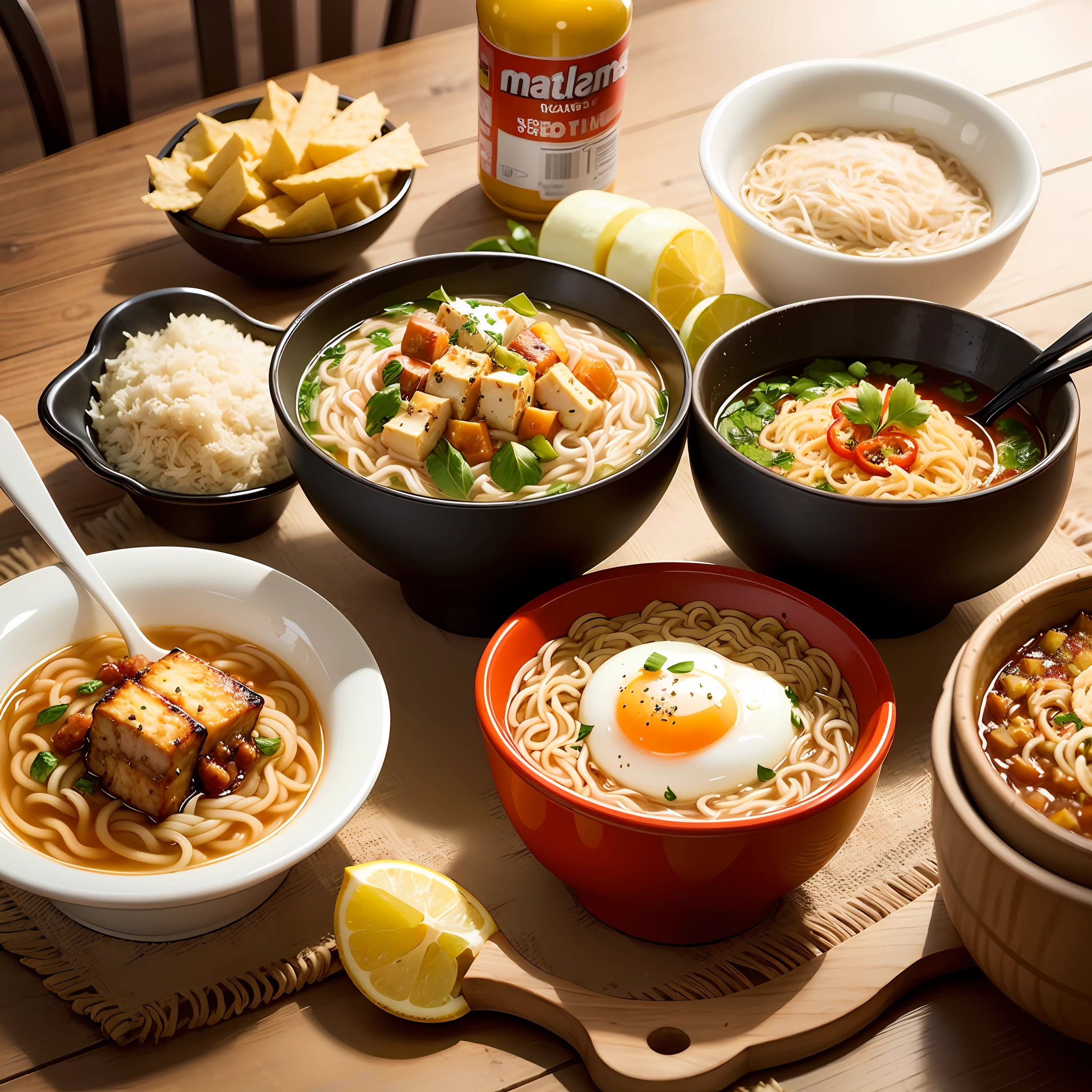 Instant noodles are a type of instant food, which is a type of noodles that have been pre-cooked and dried, usually with seasonings and other ingredients. Instant noodles are a quick and convenient food option, especially for busy lifestyles or when you don't have time to cook a full meal.

Instant noodles are made very simple, just add boiling water and wait a while to eat. Generally speaking, the cooking time and amount of water will be indicated on the instant noodle packaging, and you can follow the instructions on the package.

Instant noodles have a wide variety of flavors, including spicy, sour and spicy, seafood, beef, chicken and so on. You can choose your favorite flavor according to your personal preferences.

However, it is important to note that instant noodles usually contain a high content of salt and edible oil, which is not good for health. Long-term over-reliance on instant noodles can lead to nutritional imbalance and health problems. Therefore, we recommend that while eating instant noodles, try to match them with other healthy ingredients, such as vegetables, eggs, tofu, etc., to increase the nutritional value.

Overall, instant noodles are a convenient food option, but take care to eat them in moderation and eat a balanced diet to stay healthy. --auto