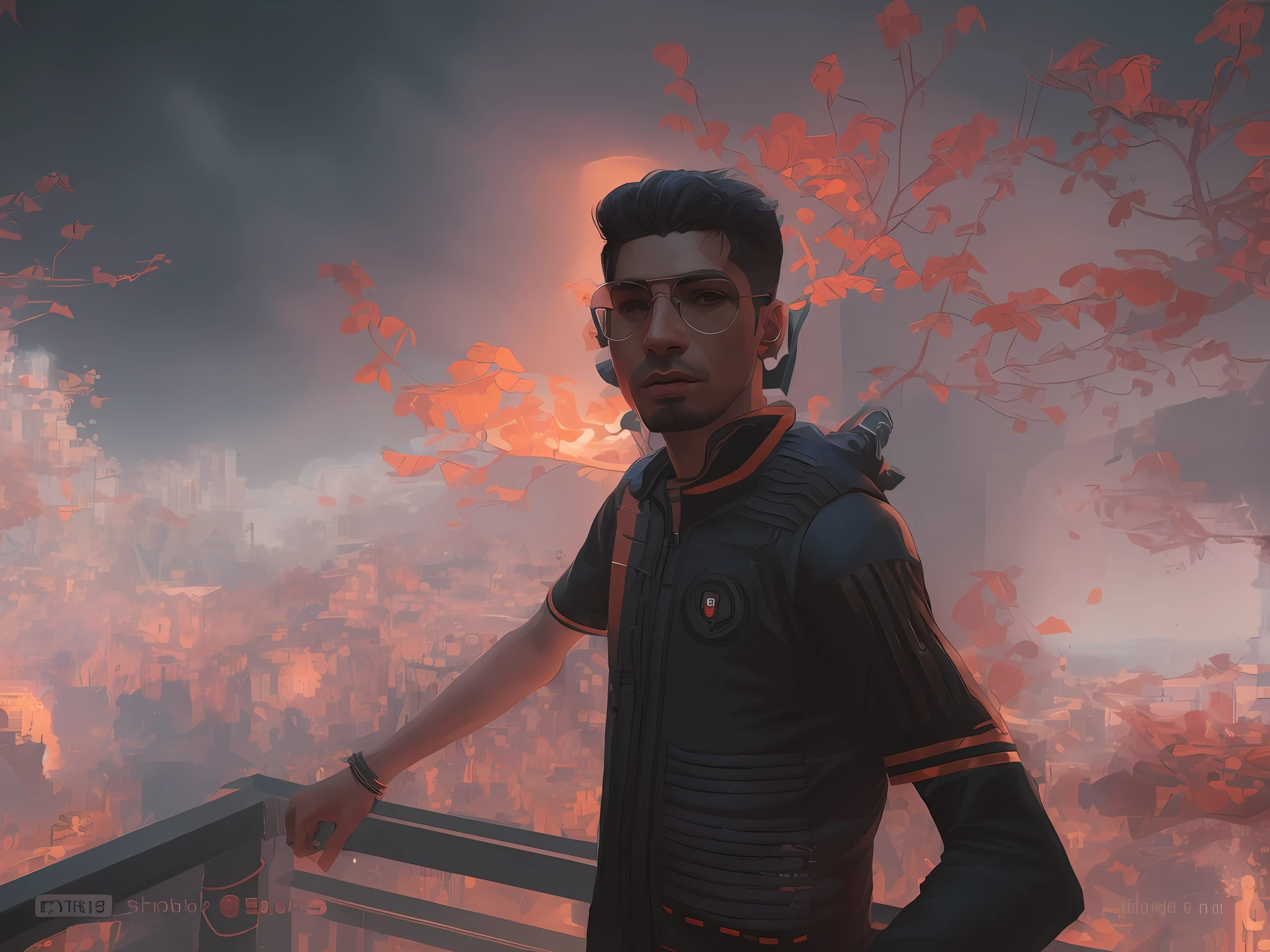 photo portrait Male assassin, wearing cyberpunk intricate streetwear, beautiful, detailed portrait, cell shaded, 8k, concept art, by wlop, greg rutkowski, pixiv. cinematic dramatic atmosphere, sharp focus, volumetric lighting, cinematic lighting, studio quality