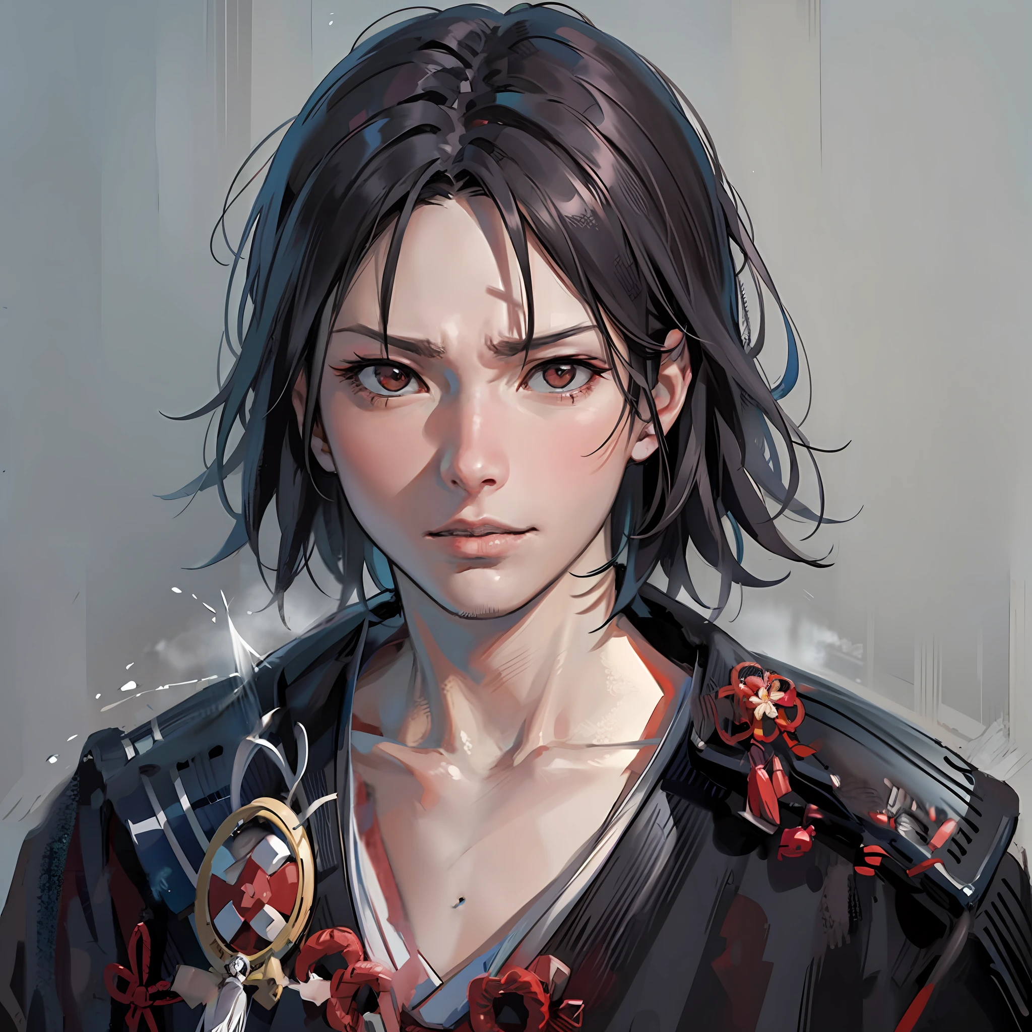 Japan samurai kimono