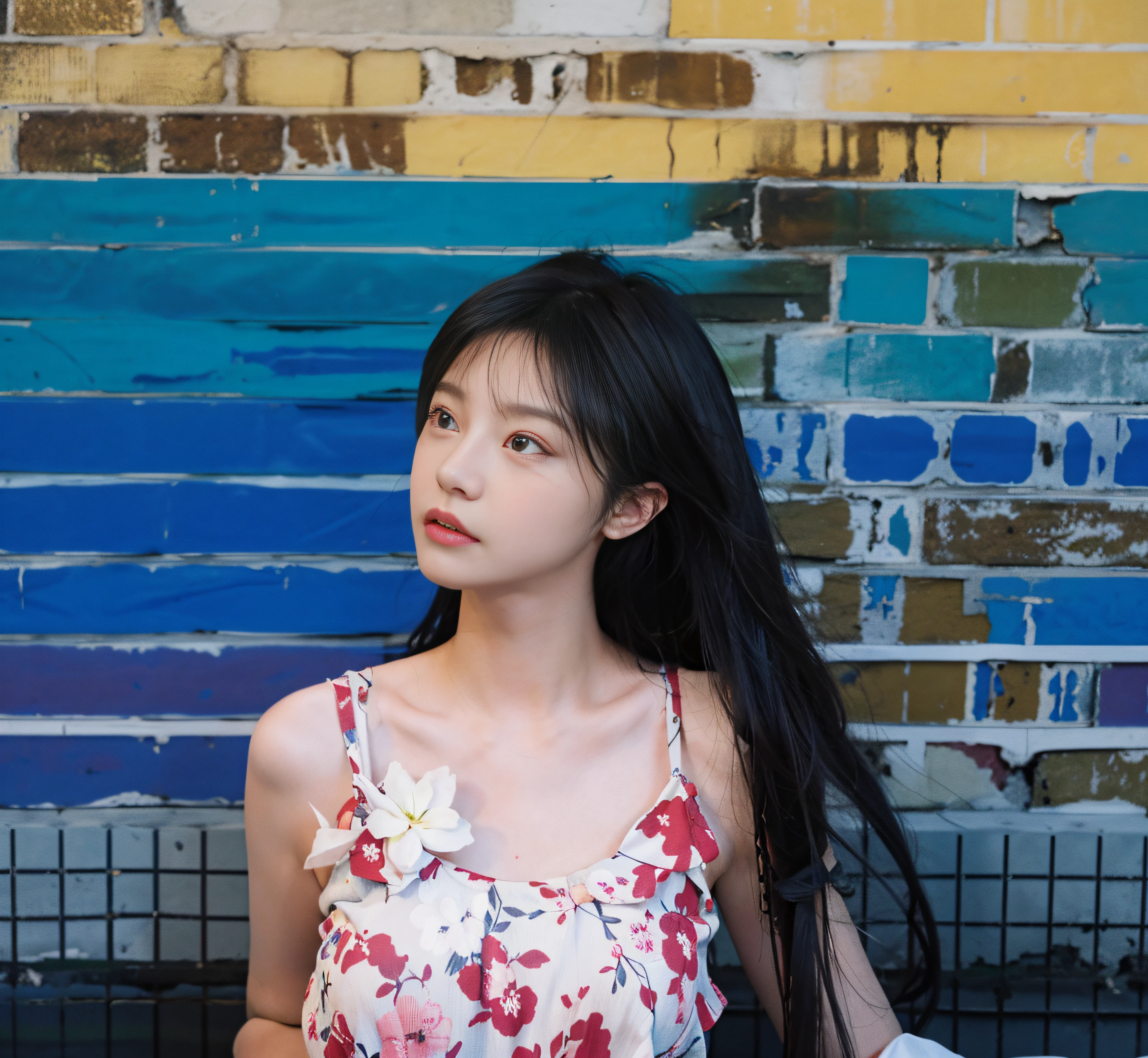 8K,best qality,Obra-prima,resoulution ultra-Highresolution,(photorealistic:1.4),RAW photo of,(True skin texture:1.3),(filmgrain:1.3),(selfie angle),1个gal girl,Beautiful eye and face details,Obra-prima,the best quality t,Close up of a,upper body,nice eyes,Good nose,glowing eyes, aqua eyes,