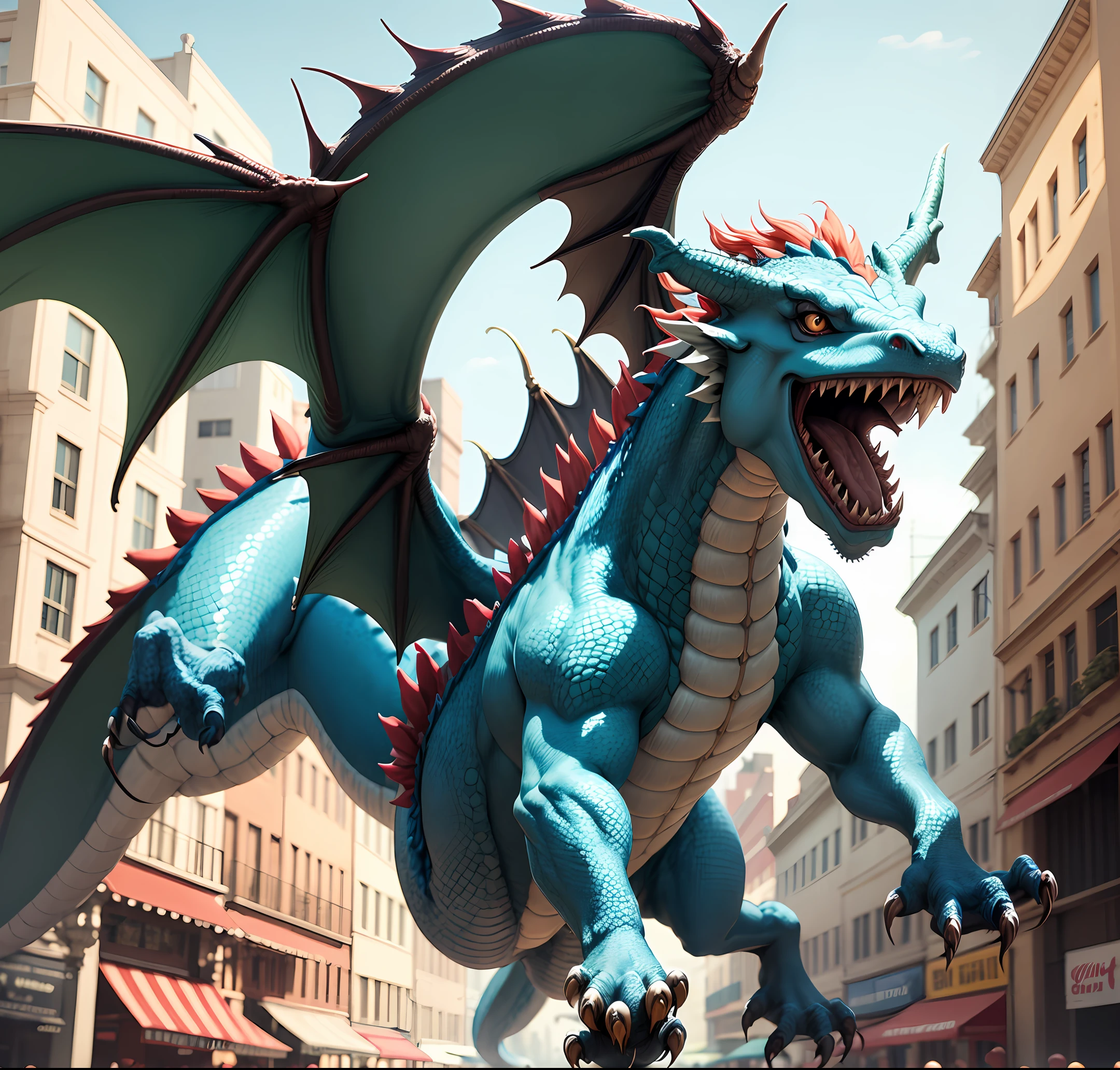 Dragon. Youthful, uplifting, exuberant and lively.