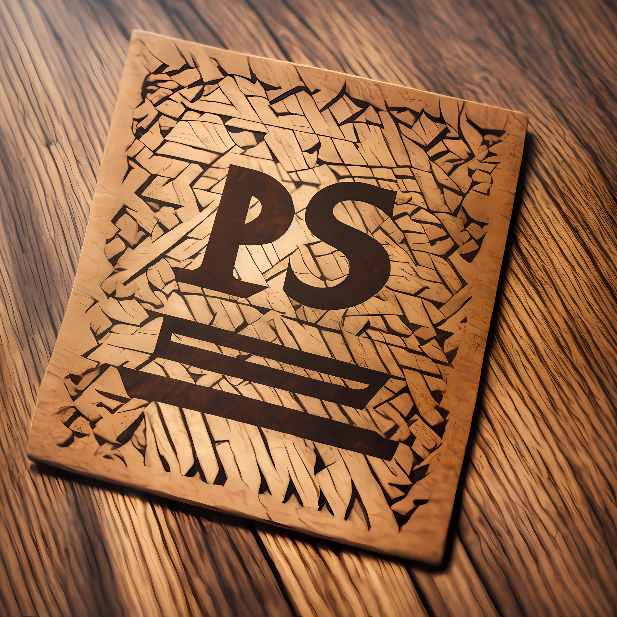 a logo minimalistic, with letters PS, rustic --auto --s2