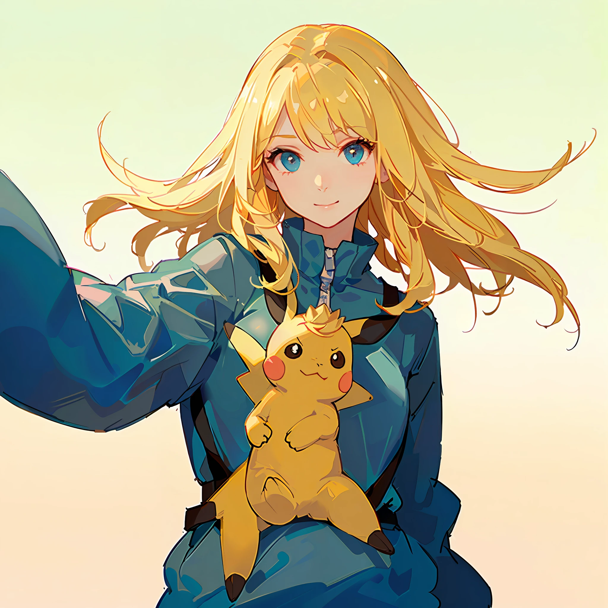 Top Quality, Masterpiece, Pokémon, Pikachu, Beautiful Girl, 1GIRL, Beautiful Face, (Photorealistic Photos: 1.3), Forest, Rim Lighting, (High Detail Skin: 1.2), 8k UHD, DSLR, High Quality, High Resolution, 4K, 8K, Bokeh, Absurdity, Best Ratio Four Fingers and One Thumb, (Real: 1.3), Cute One Girl, Yellow Hair, Close Up, Swimsuit, Seaside