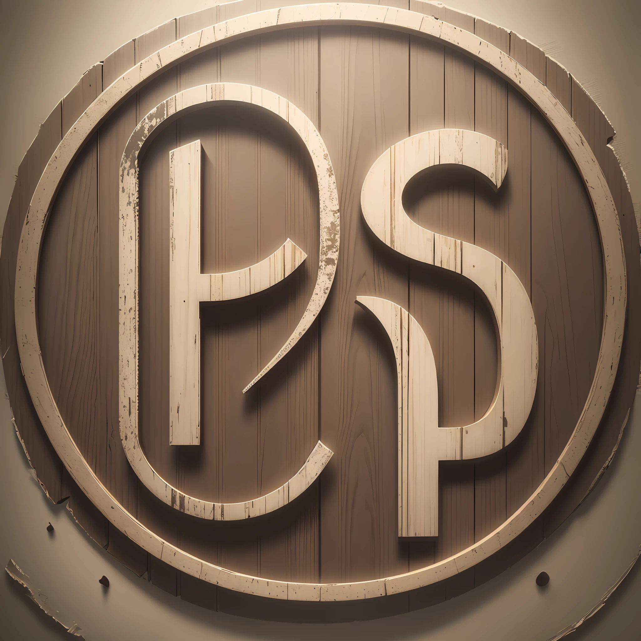 logo, with letters PS, rustic, symbol --auto --s2