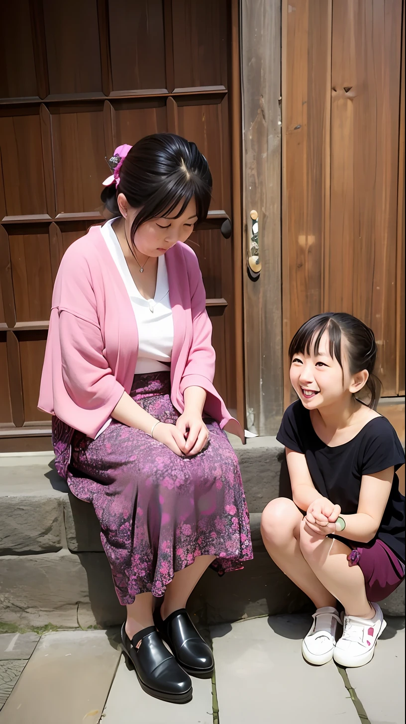 Japan mothers and girls