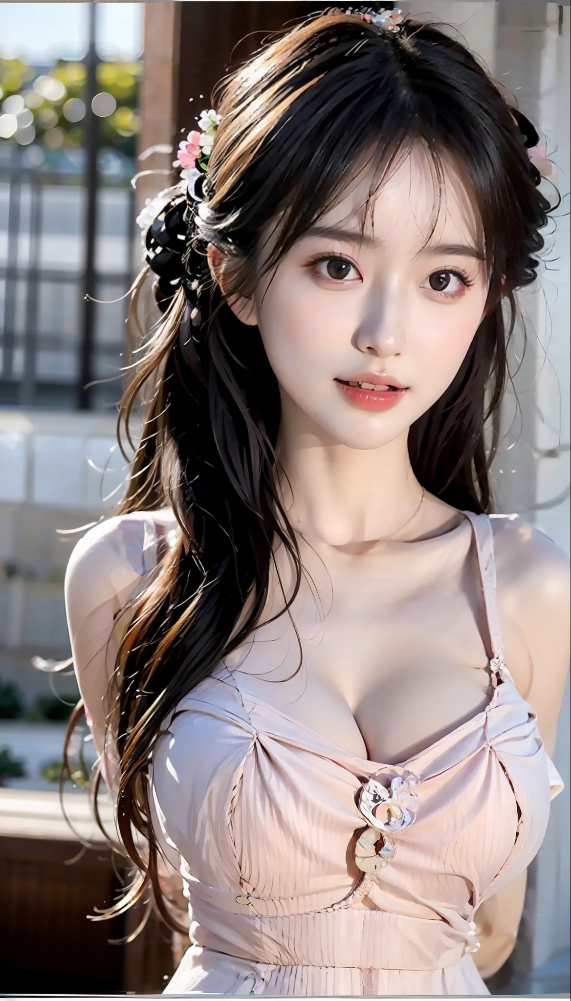 masterpiece, best quality, (realistic, photo-realistic:1.37), 8k, an extremely delicate and beautiful, amazing, finely detail, official art, absurdres, incredibly absurdres, huge filesize, ultra-detailed, extremely detailed, beautiful detailed girl, 1girl, (perfect female figure), full body, middle breasts,