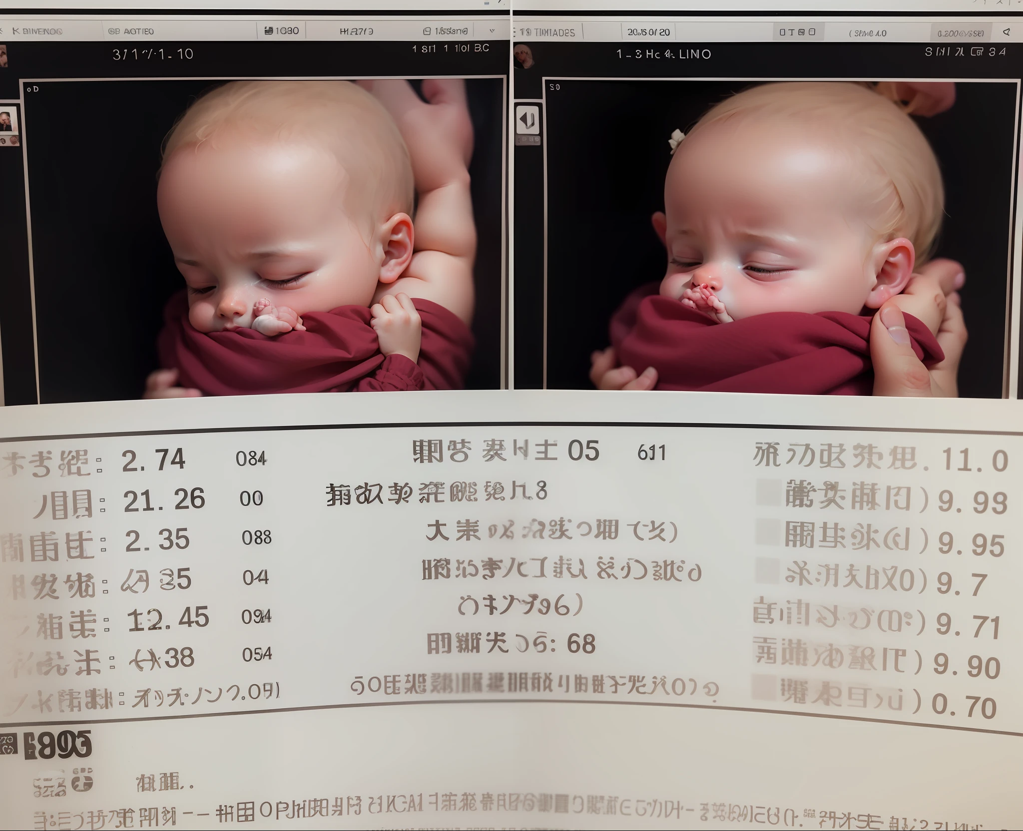 Four-dimensional photograph of the birth of the