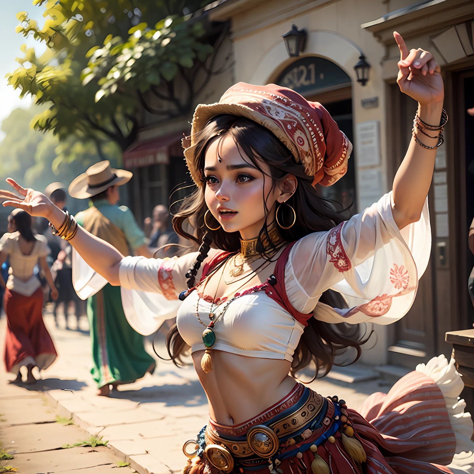 gypsy people dancing --auto --s2