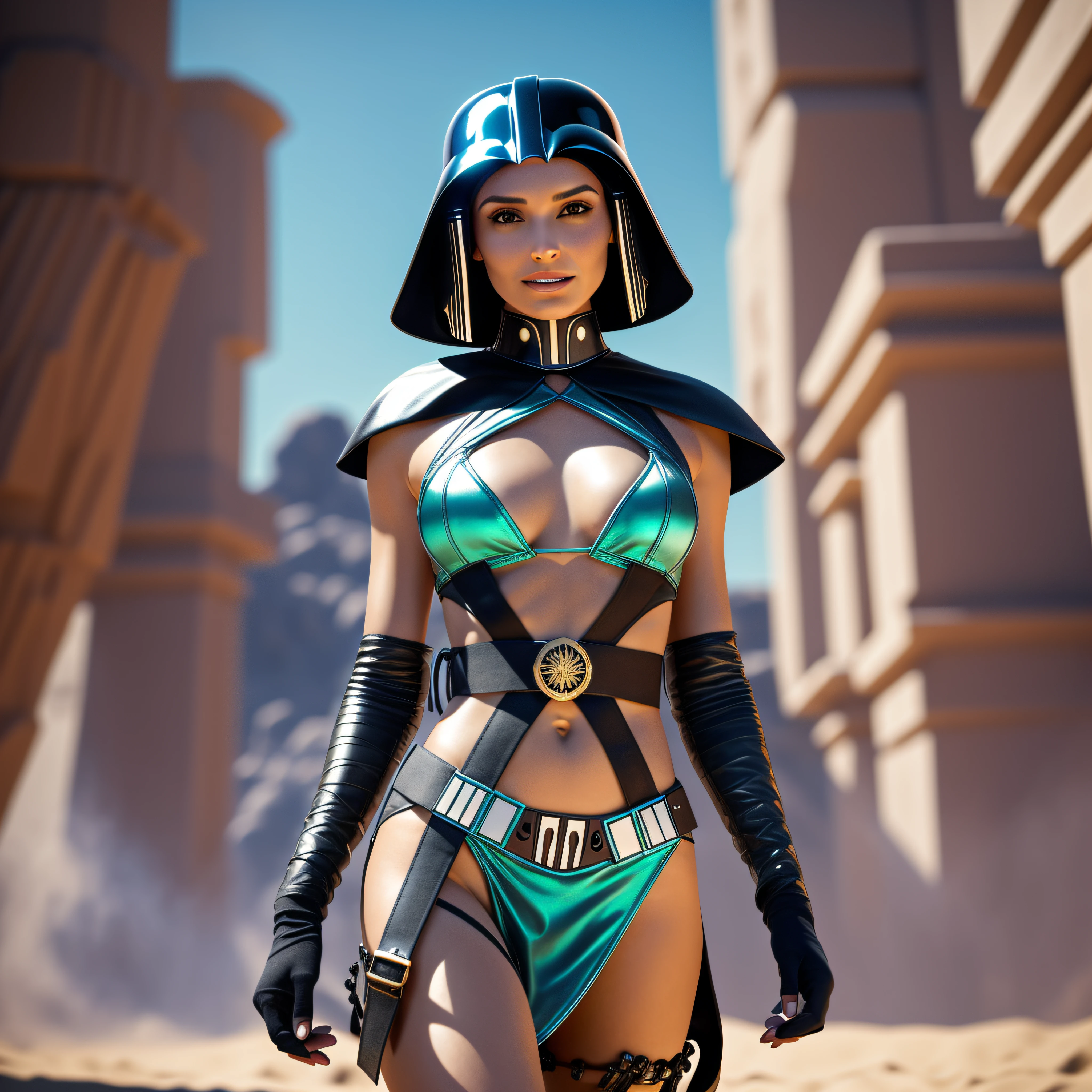 Scene "star wars" sands:1.37 "Dune" Tatooine:1.37 Centipede Xwing R2D2 "Heavy Metal" Devastating Will-o'-the-wisp war cyberpunk battle Mandalorian mature female "luis Royo" dazzling slow-motion walkers Cosplay richness decorated:1.37 play guitar jukebox "Princess":1.37 "Leia":1.37 "Nathalie Portman":1.37 Pilots jacket cowboy 38years emblem "Seed of Life" badge key sunLight luminescence ultra:1.37 pro-Photorealistic:1.37 optimal:1.37 qualities:1.37 details:1.37 accurate:1.37 DSLR:1.37 Max resolution:1.37 perfection improved sharpened gradings:1.37 Octane rendered UHD XT3 16K DSLR HDR UnrealEngine5 analog shadows:1.37 3dcg Symmetrical body oiling athletes faces cheekbones effects glow embarrassed:1.37 eyeliner sapphires beautiful:1.37 dark eyes pupils black brown opals iris lazulis turquoise mouth open teeth obvious smiles hairstyles short bangs:1.3 ecstatic:1.3 ecstatic floating jackets fixed eccentric cape levitating shoulders-off shirt lace clavicles white papillotes embroidered bikini strange corsait navy thick leathers breasts varied pointed:1.37 satin felt skirt:1.37 matching bristles ample swinging spinels navel:1.3 depths:1.37 revealing waist belt-chastity padlock Gold decorated silver agate pubis scarlet pubis pubis-hairy underwear:1.37 Snap garters thick thighs legs volumetric stainless steel boots Gothic stainless steel ornate onyx magic ruby floral invoking incandescent CGSCOSITY toys Crystalline DoF flying X-Wing (EOS R6 135mm 1/1250s f/2.8 ISO400) R2D2 Mechanized adaptable Canon-ion flash blow glow DoF mannequins dramatic supports Saber straight fully dressed armor heavy chrome metallic flat rune lava bands helmet-antenna Tourmaline glyphs plasma fathoms brass fullbodye "Darth Vader" background:1.37 equirectangular 360 outdoor:1.37 Sahara:1.37 engravings chef-d'work:1.37 tattoo (by Michelangelo) Bruce Weber girls raw:1.37 varied:1.37 nsfw etc.