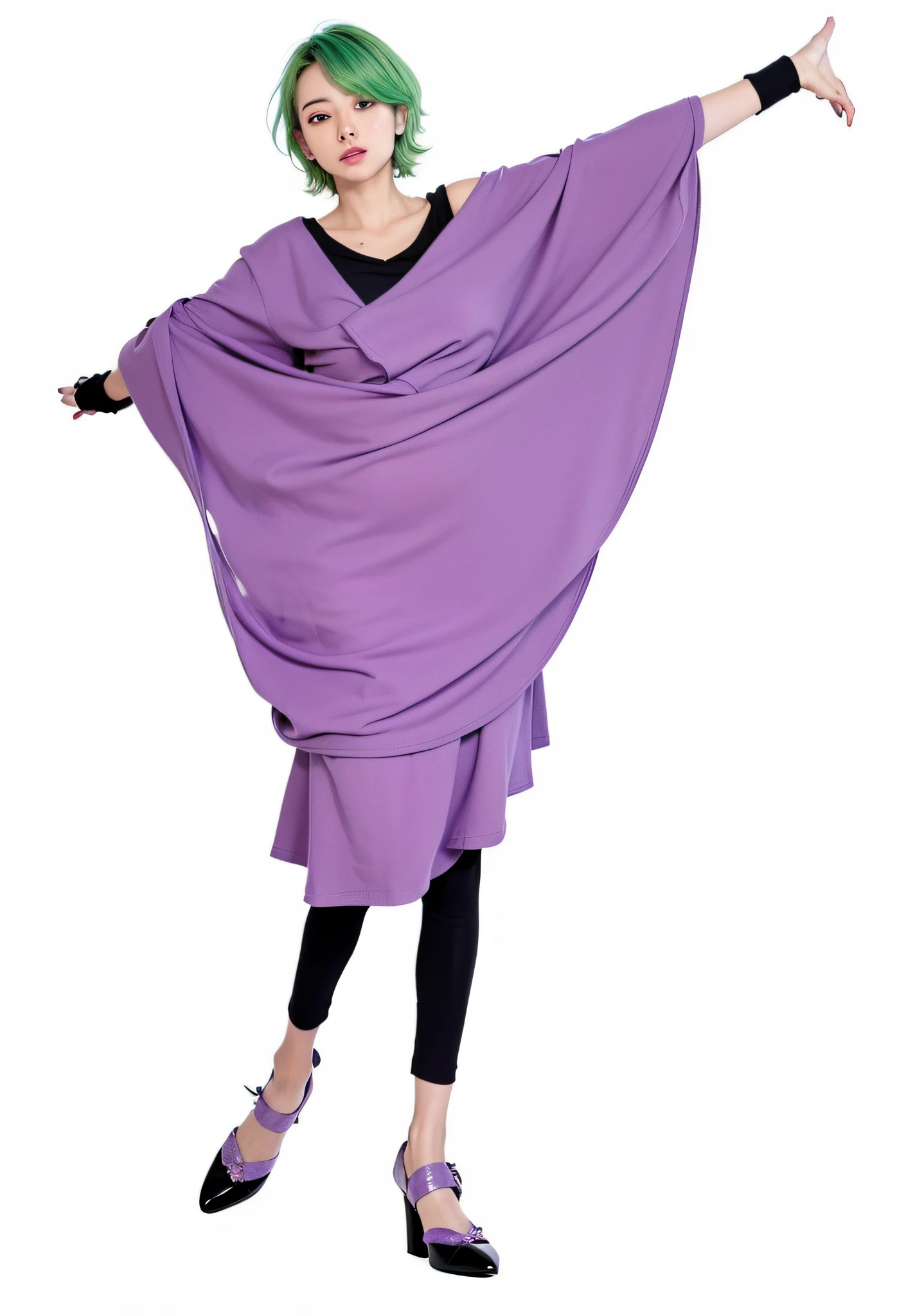 Purple cloth