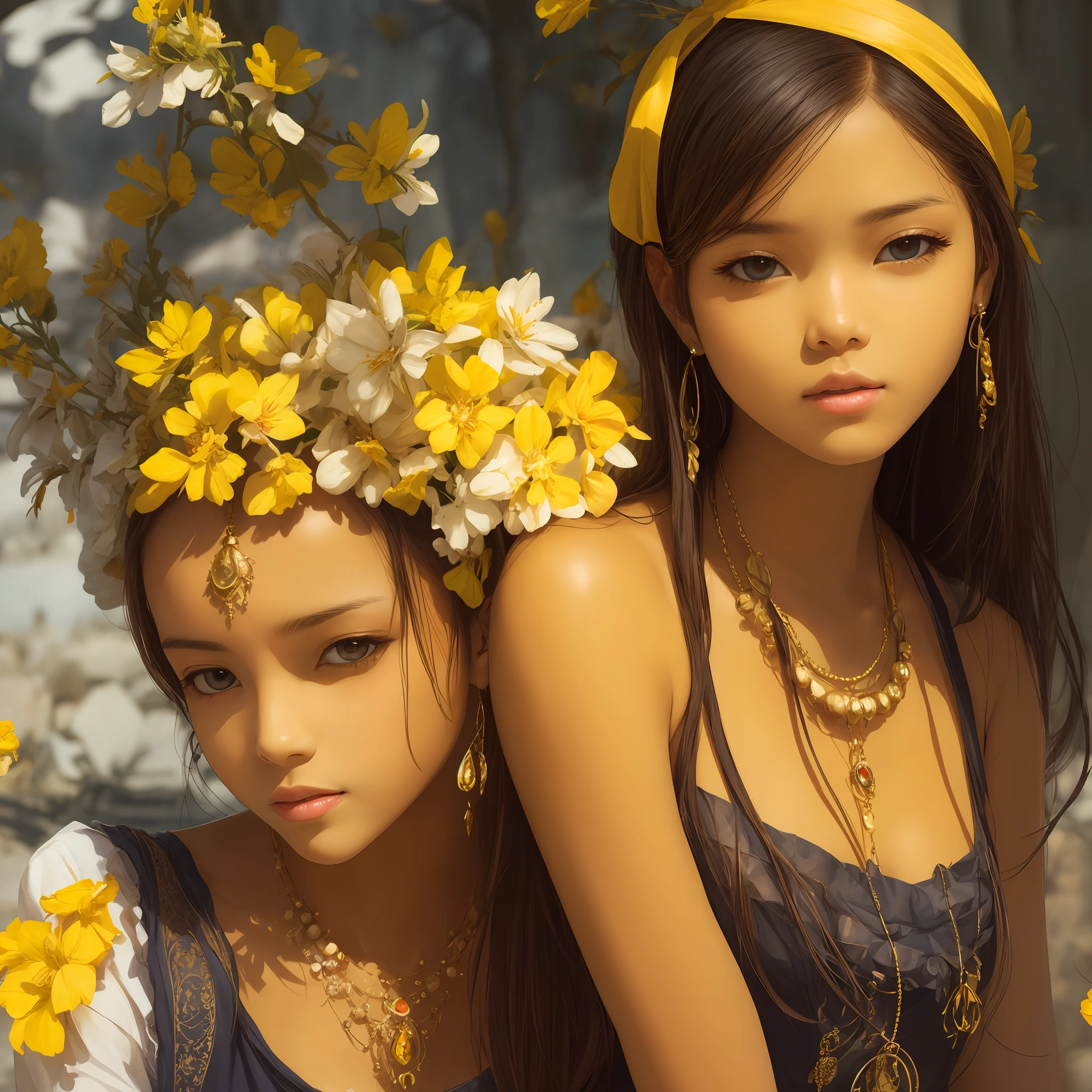 A yellow-skinned girl --auto