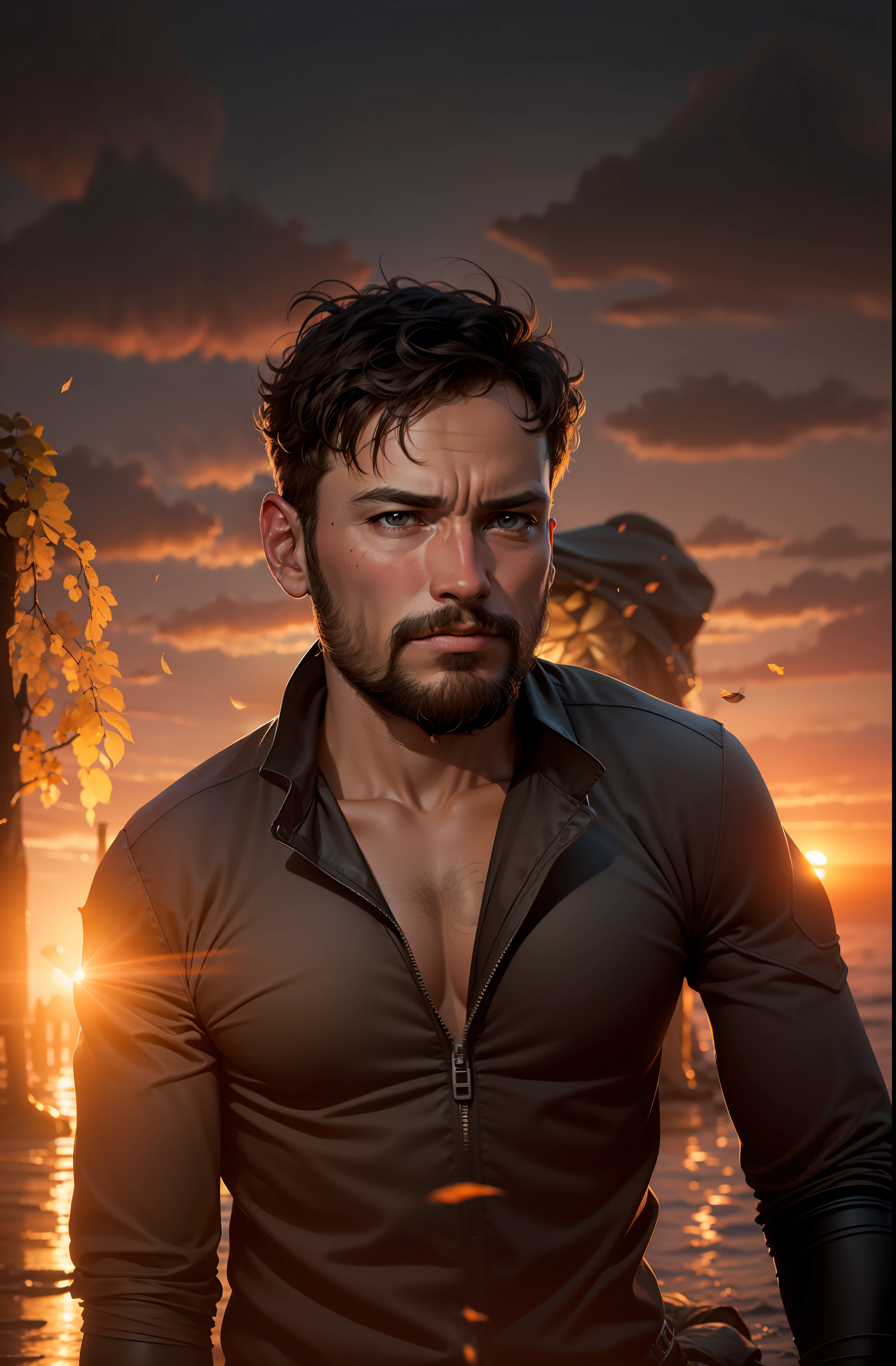 change this photo background to dune  sunset professional product photography