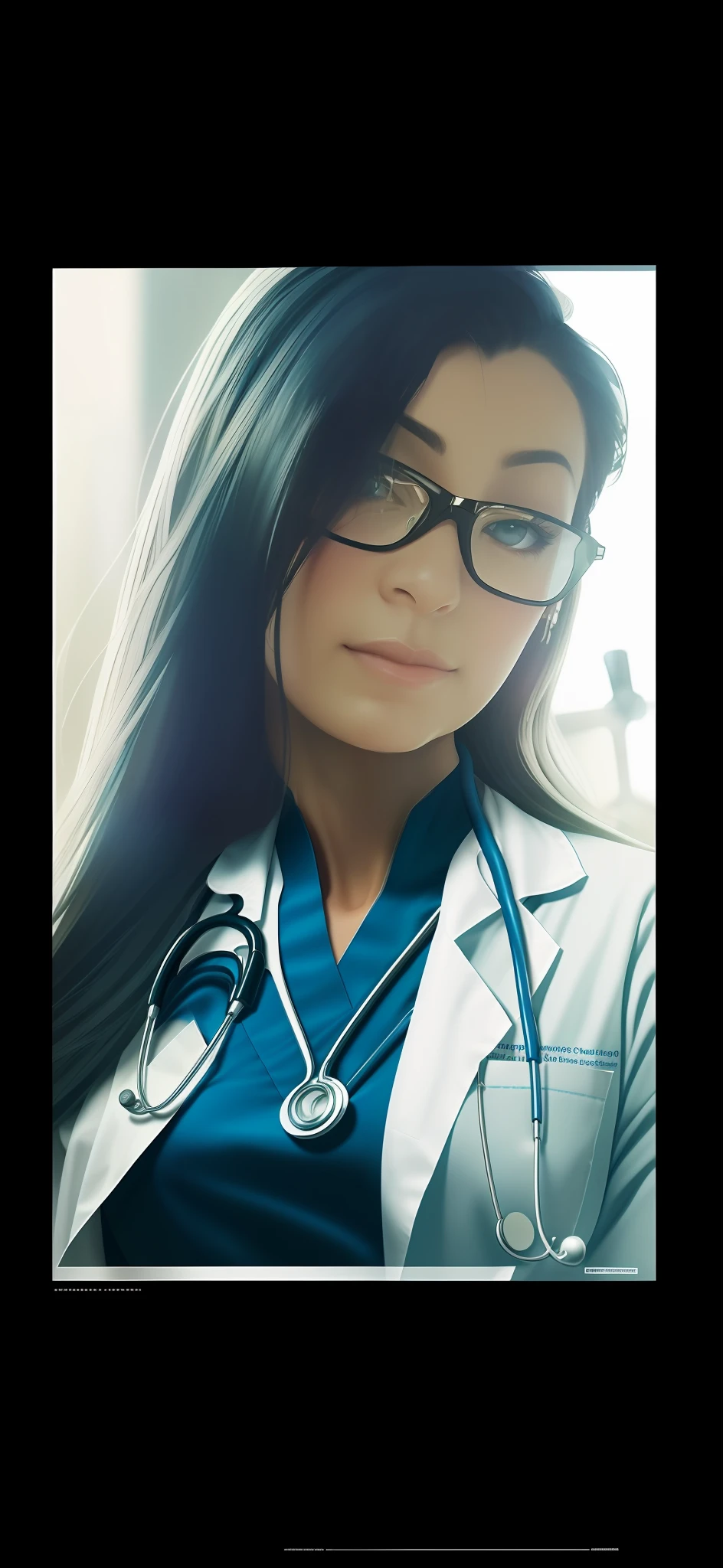 photo of a gorgeous young doctor wearing a doctors outfit in the style of stefan kostic, realistic, sharp focus, 8k high definition, insanely detailed, intricate, elegant, art by stanley lau and artgerm