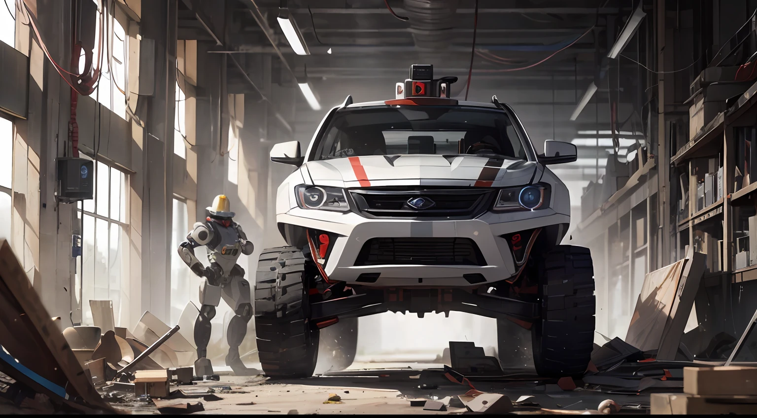 Armed with profound understanding, the robot set out to rebuild what had been lost. It meticulously pieced together the remnants of technology, engineering a resurgence of innovation and progress. --auto