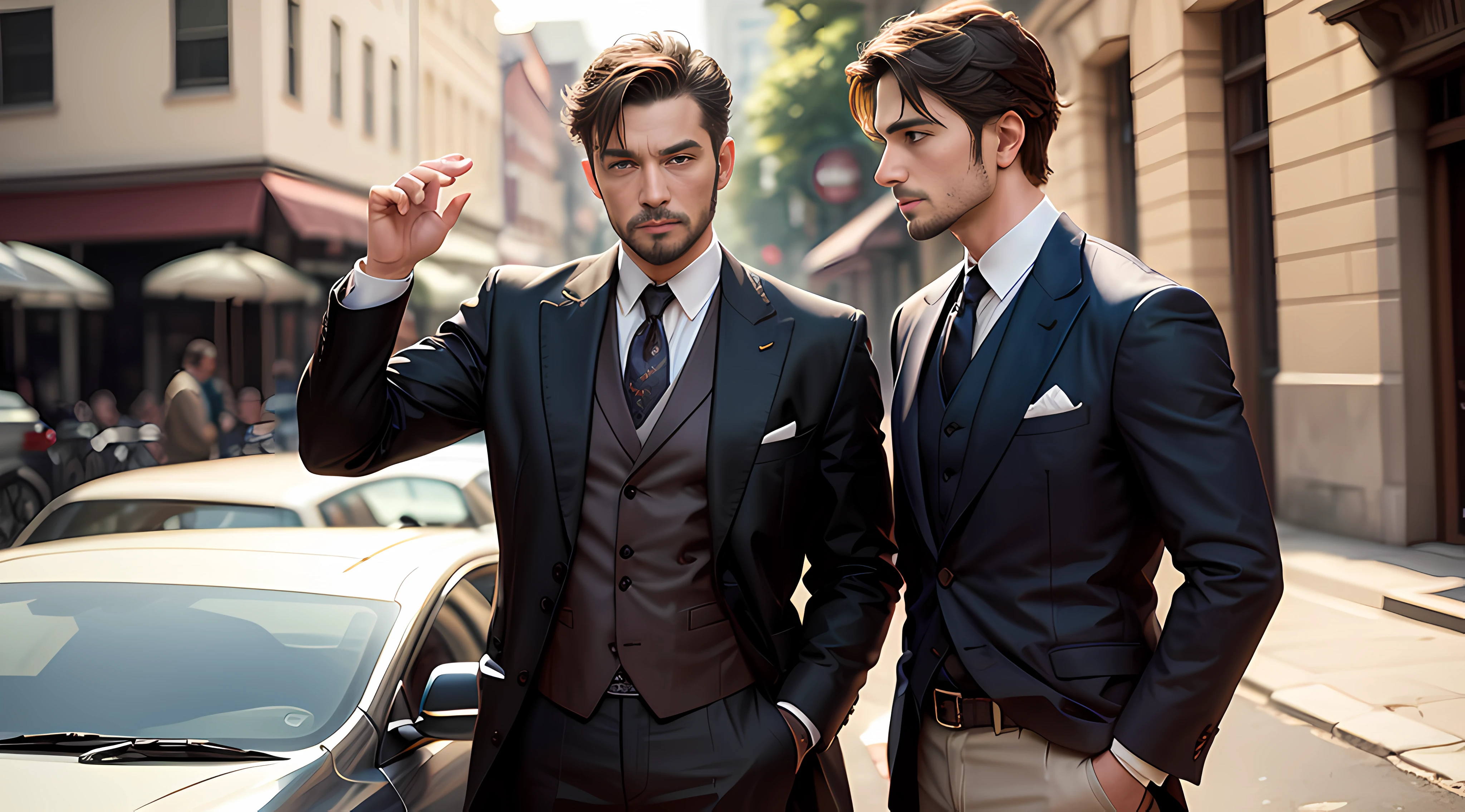 There is an image of a good gentleman that people can think of at a glance as a trustworthy gentleman --auto