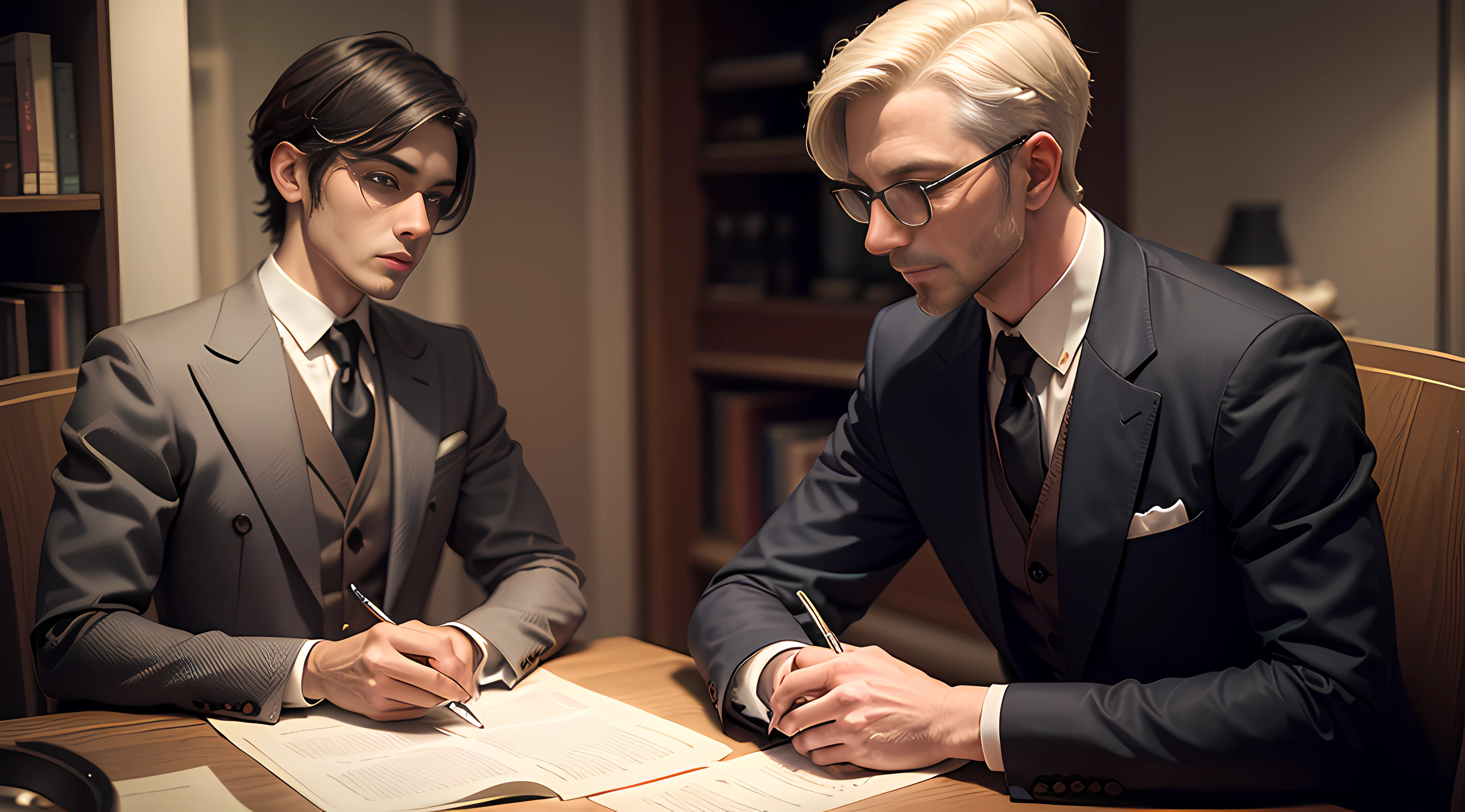 There is an image of a good gentleman that people can think of at a glance as a trustworthy gentleman --auto
