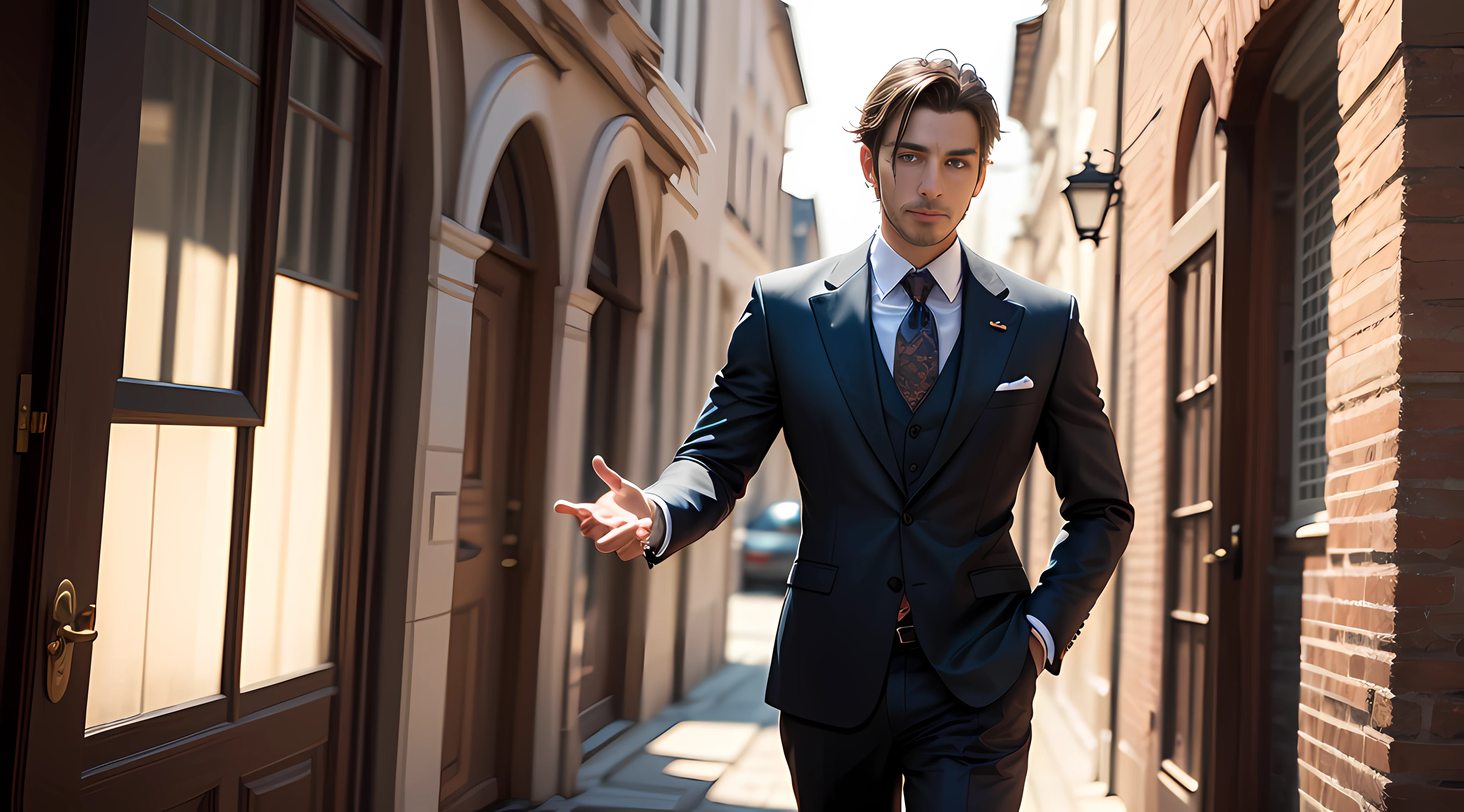 There is an image of a good gentleman that people can think of at a glance as a trustworthy gentleman --auto