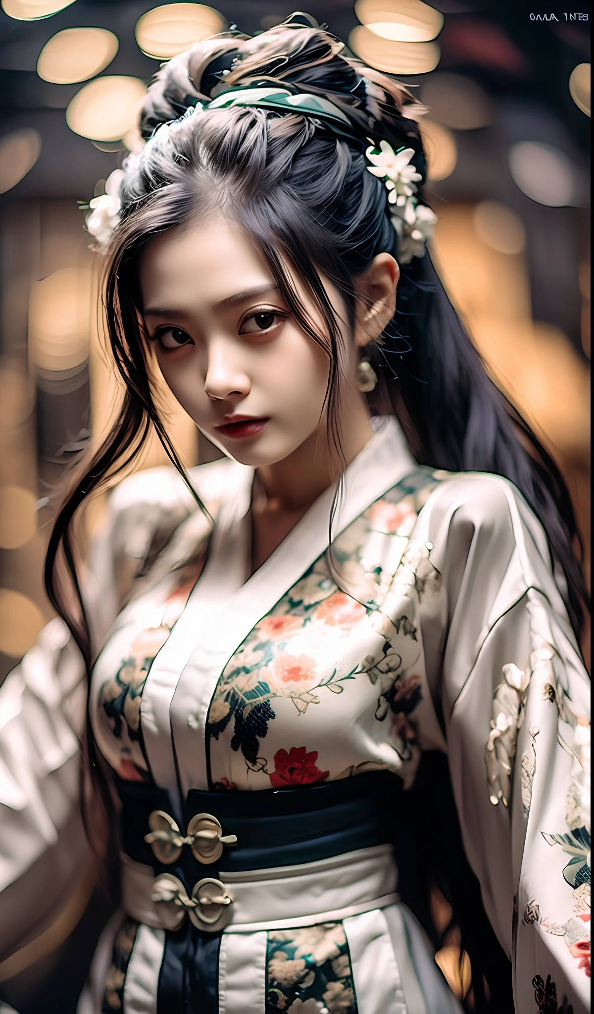 best quality, masterpiece, highres, wuxia 1girl, china dress, super Beautiful face, super beautiful eye, super beautiful hair