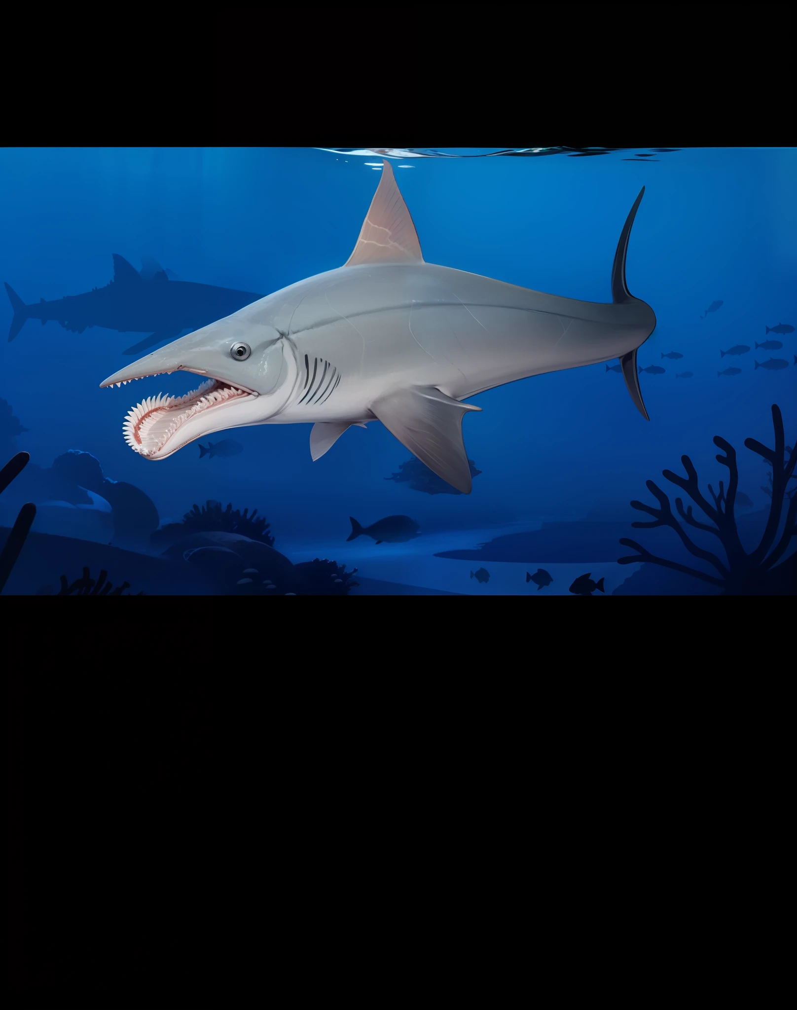 Change background deep sea, HD