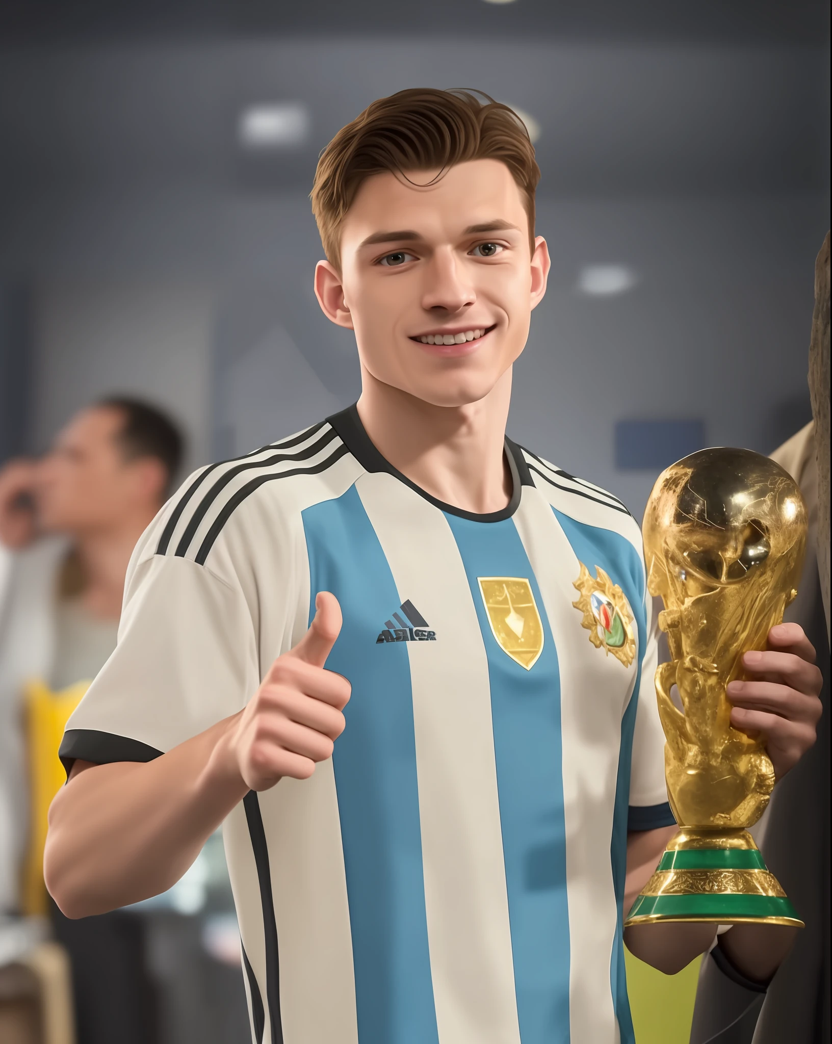 masterpiece, best quality, perfect anatomy, high quality, highly detailed, extremely detailed cg unity 8k wallpaper, hyper-detailed, high-resolution illustration, highres, absurdres, intricate detail, extremely detailed CG, 1boy, male focus, (((full body))), portrait photograph of tom holland standing tall in his bedroom facing the camera,Strong Backlighting, Dramatic Shadows, Dynamic Key Lighting, Vibrant Colors, perfect eyes, proud, invincible, window in background