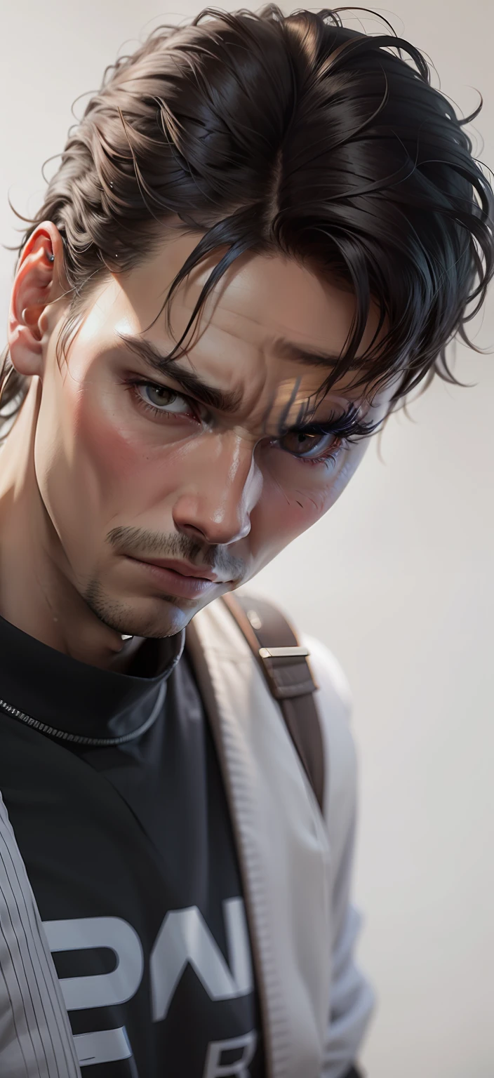 serious realistic